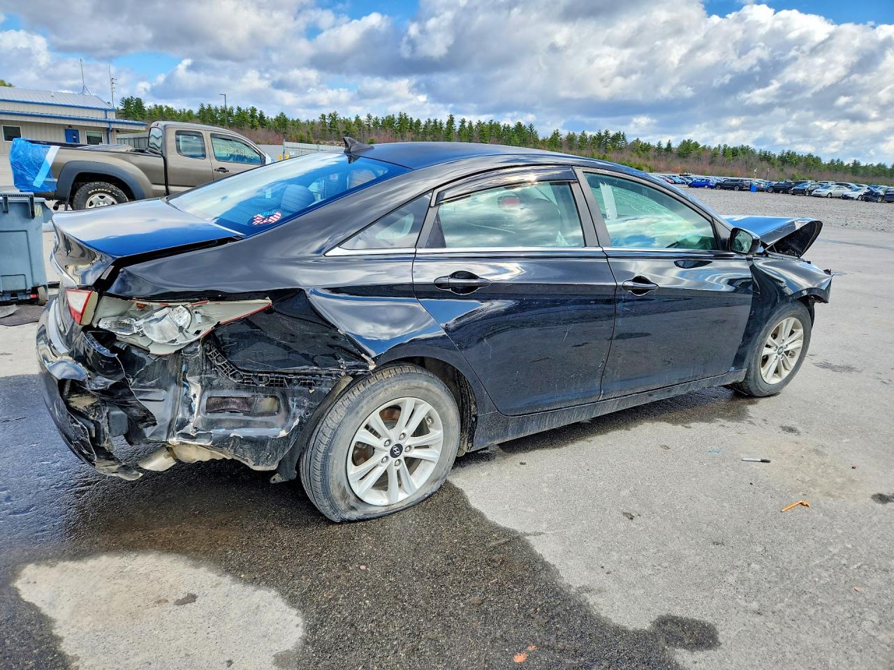 2011 Hyundai Sonata Gls Black vin: 5NPEB4AC3BH136550