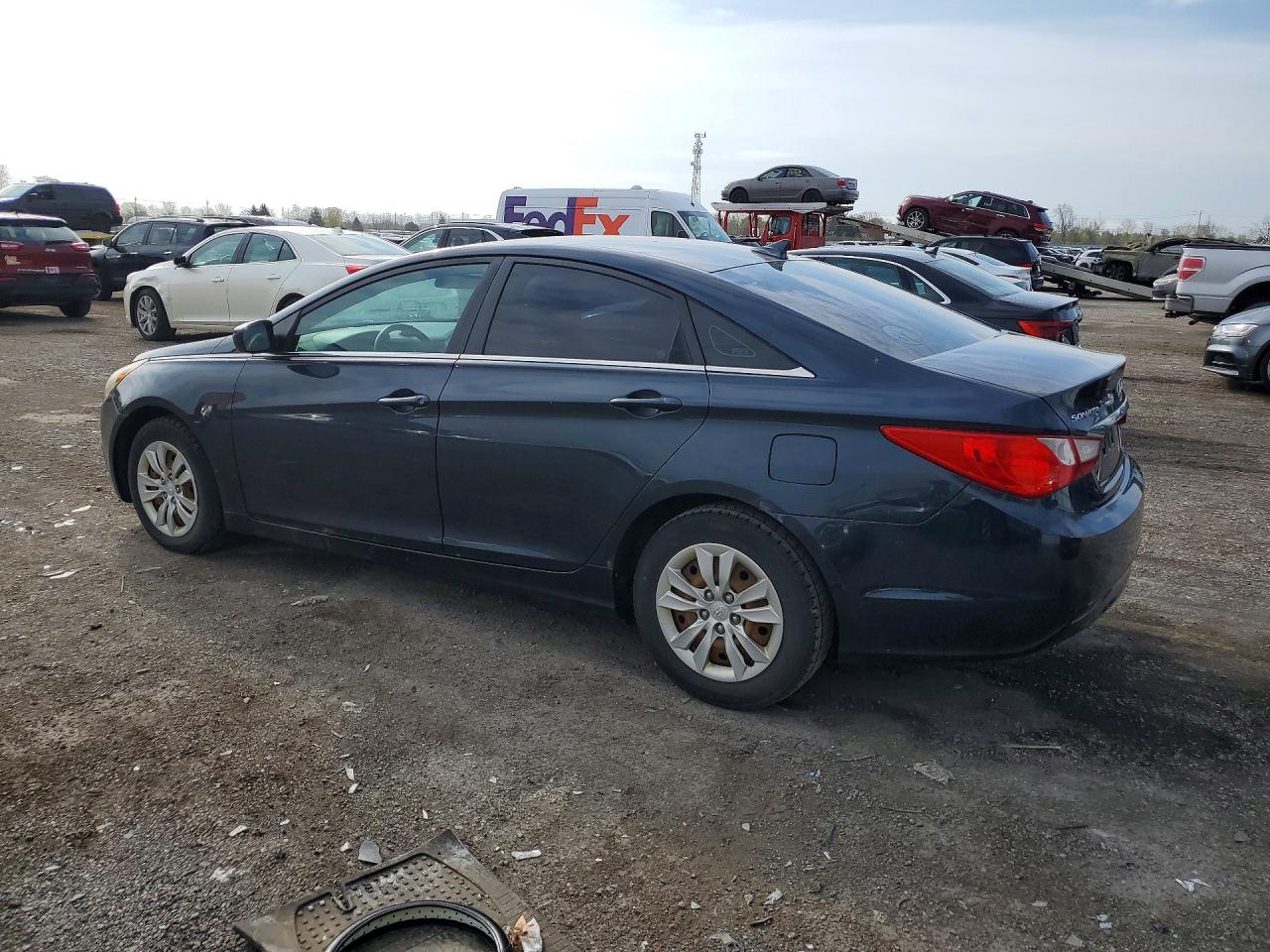 2011 Hyundai Sonata Gls Blue vin: 5NPEB4AC3BH142977