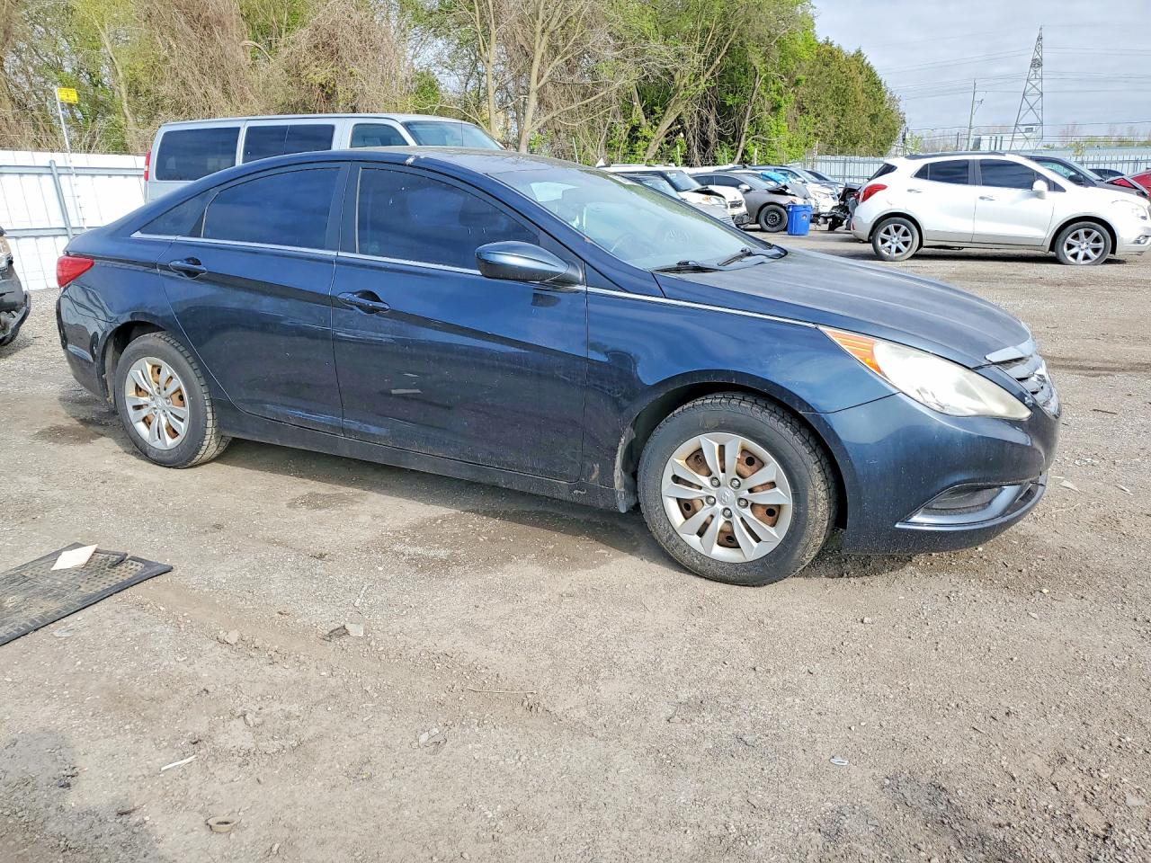 2011 Hyundai Sonata Gls Blue vin: 5NPEB4AC3BH142977