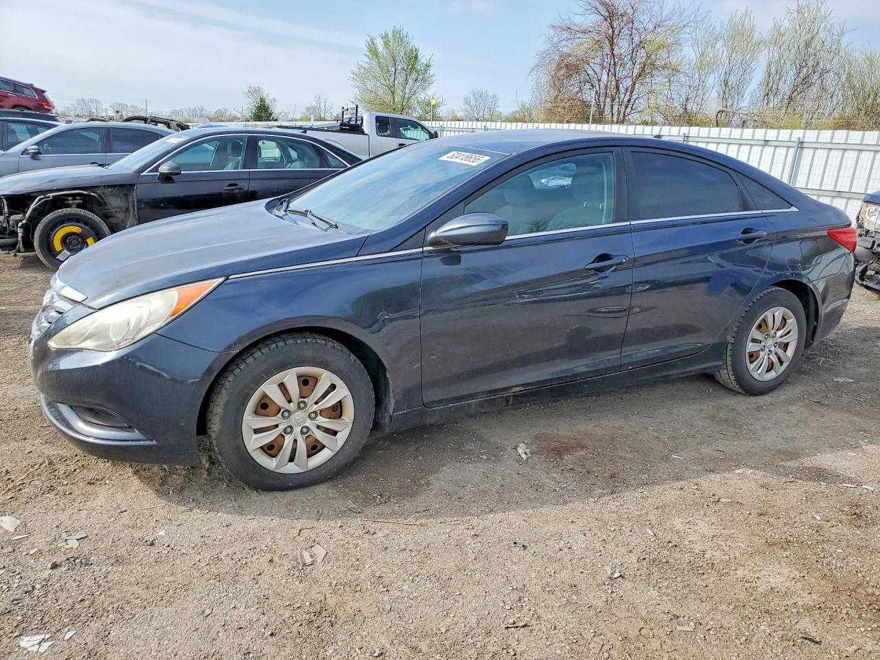2011 Hyundai Sonata Gls Blue vin: 5NPEB4AC3BH142977