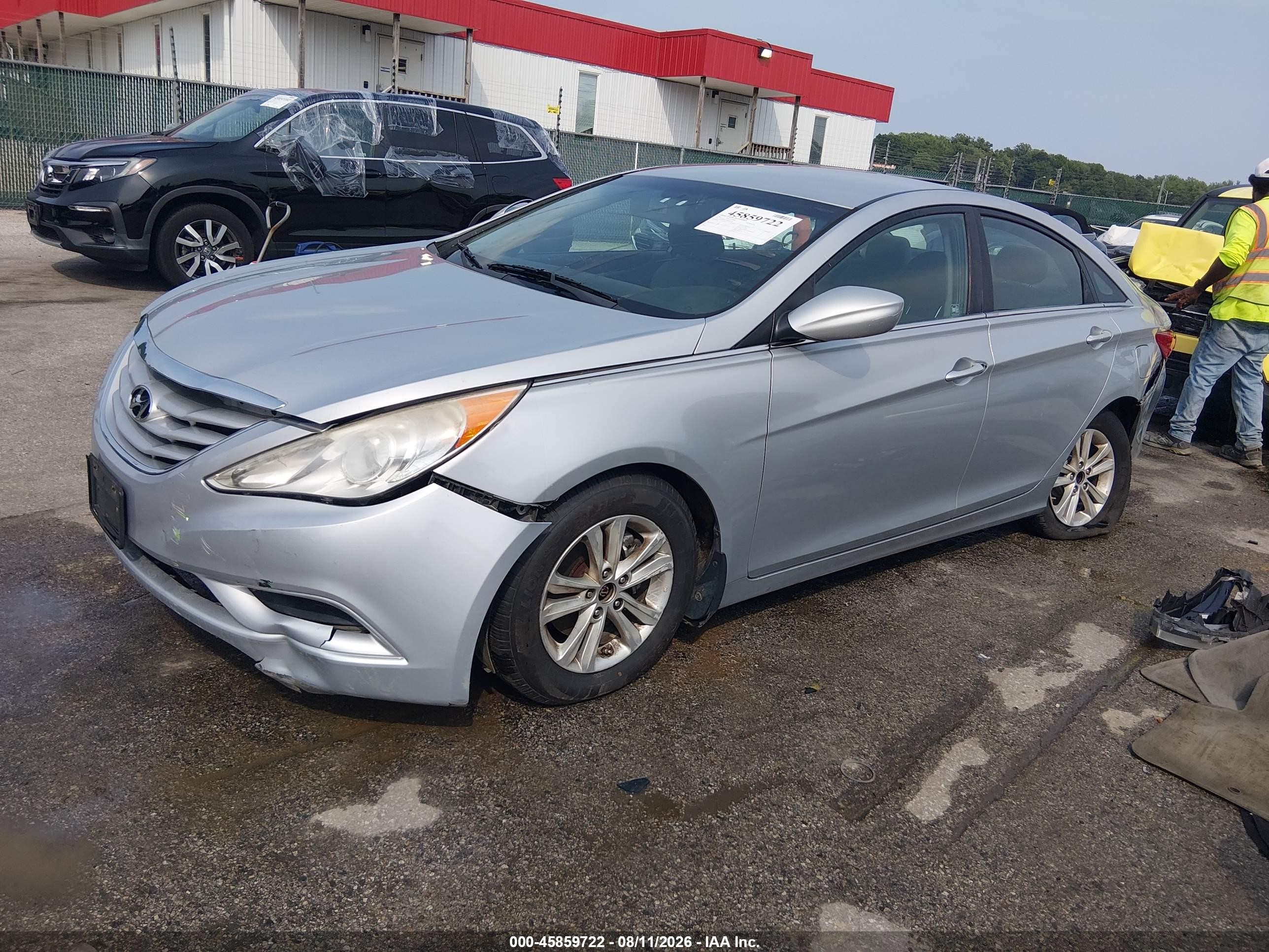 2011 Hyundai Sonata Gls Silver vin: 5NPEB4AC3BH149251