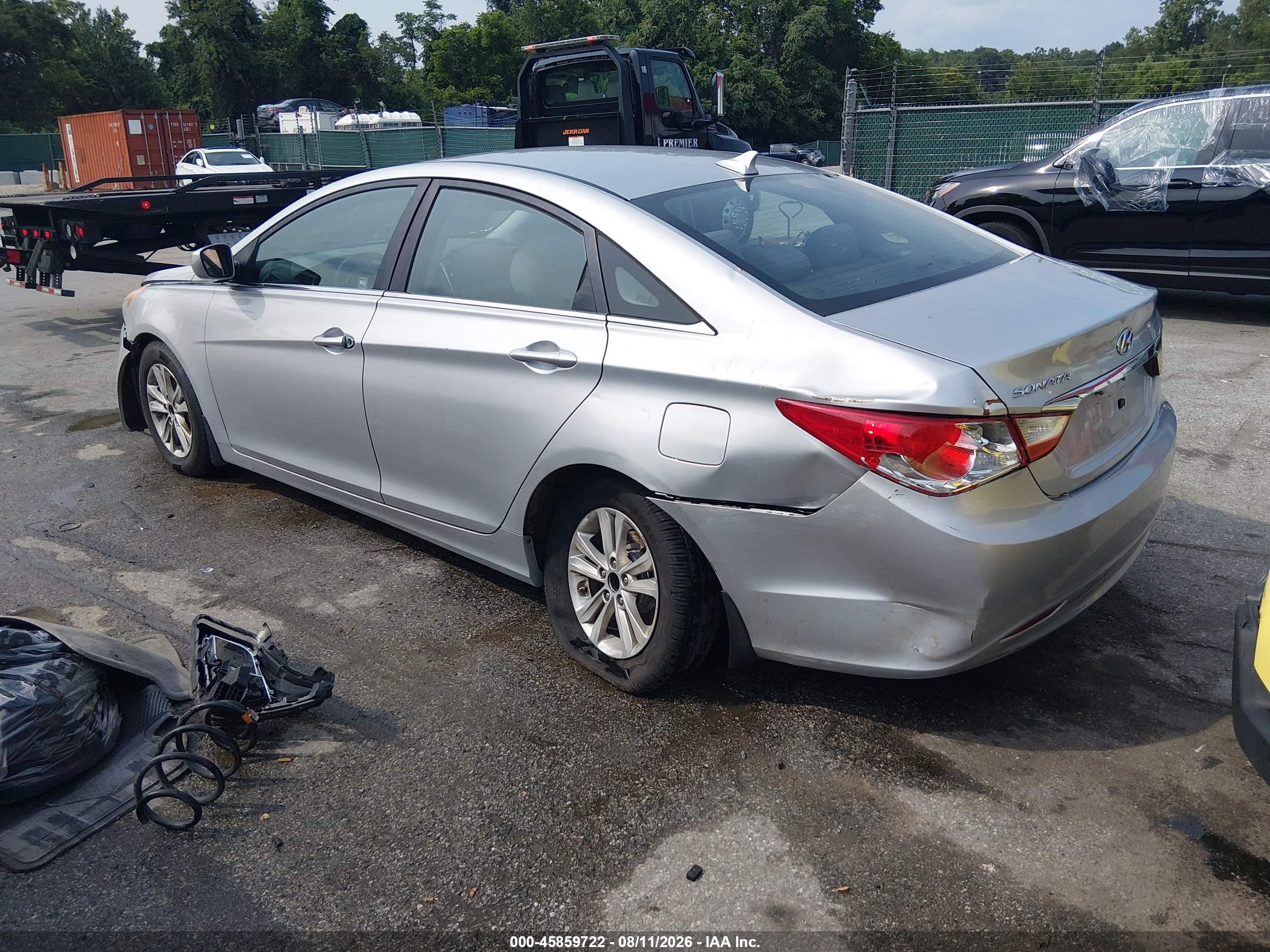 2011 Hyundai Sonata Gls Silver vin: 5NPEB4AC3BH149251