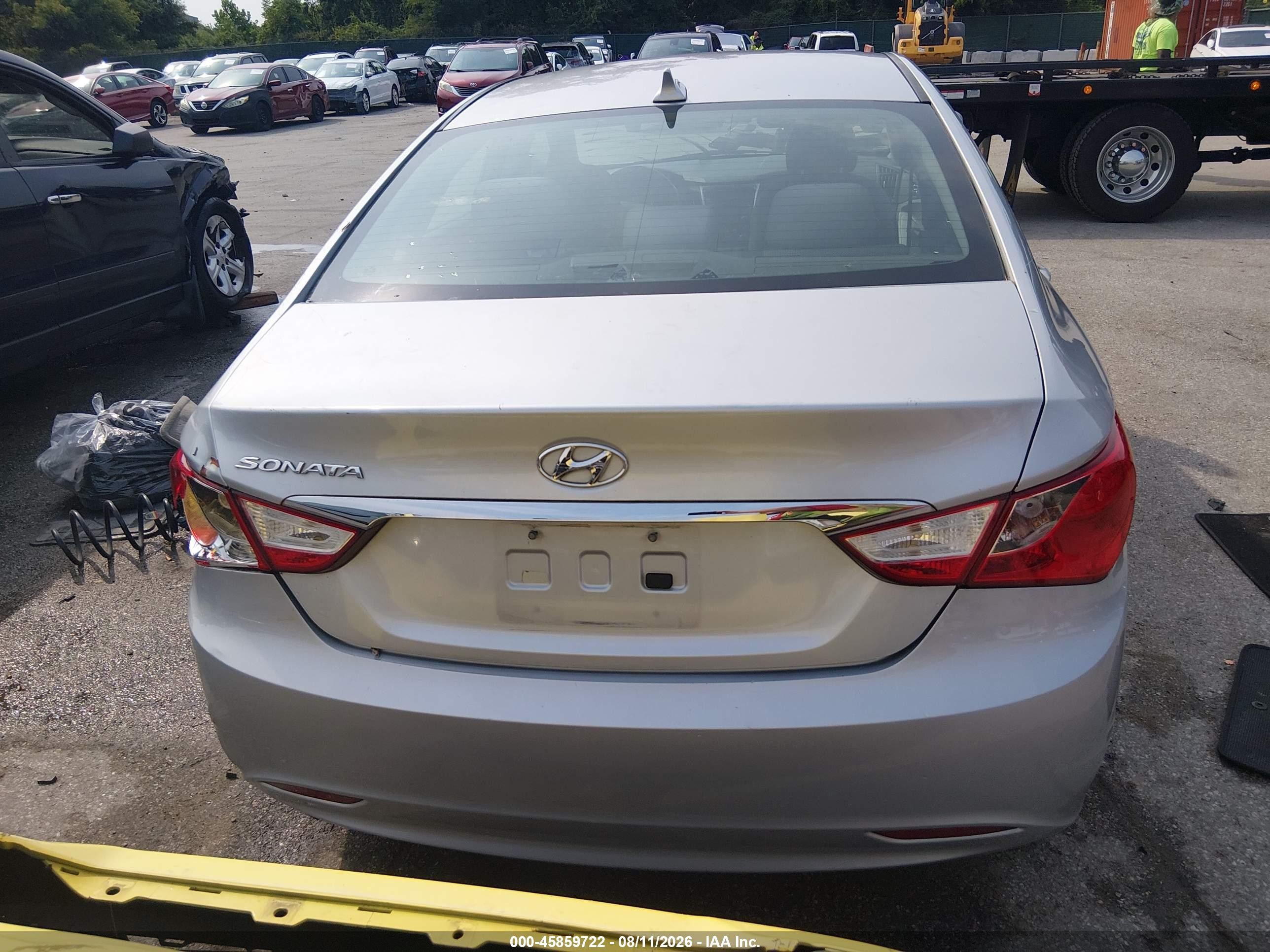 2011 Hyundai Sonata Gls Silver vin: 5NPEB4AC3BH149251