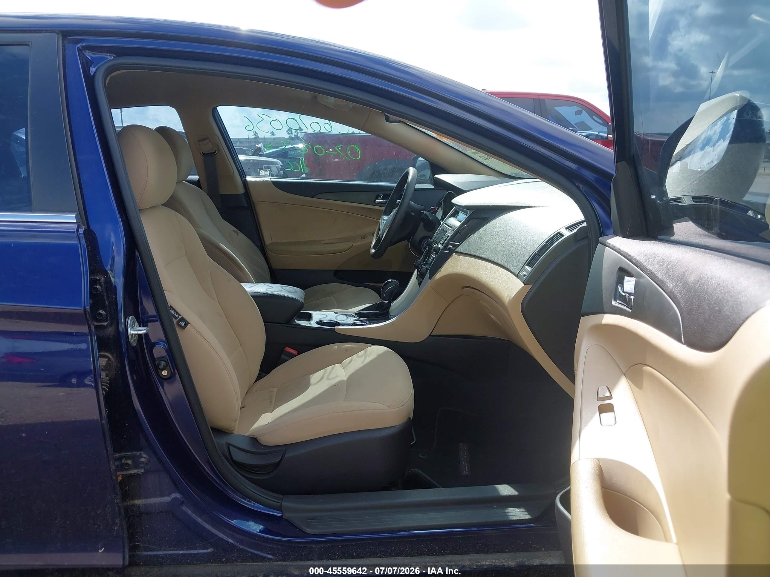 2011 Hyundai Sonata Gls Blue vin: 5NPEB4AC3BH149993