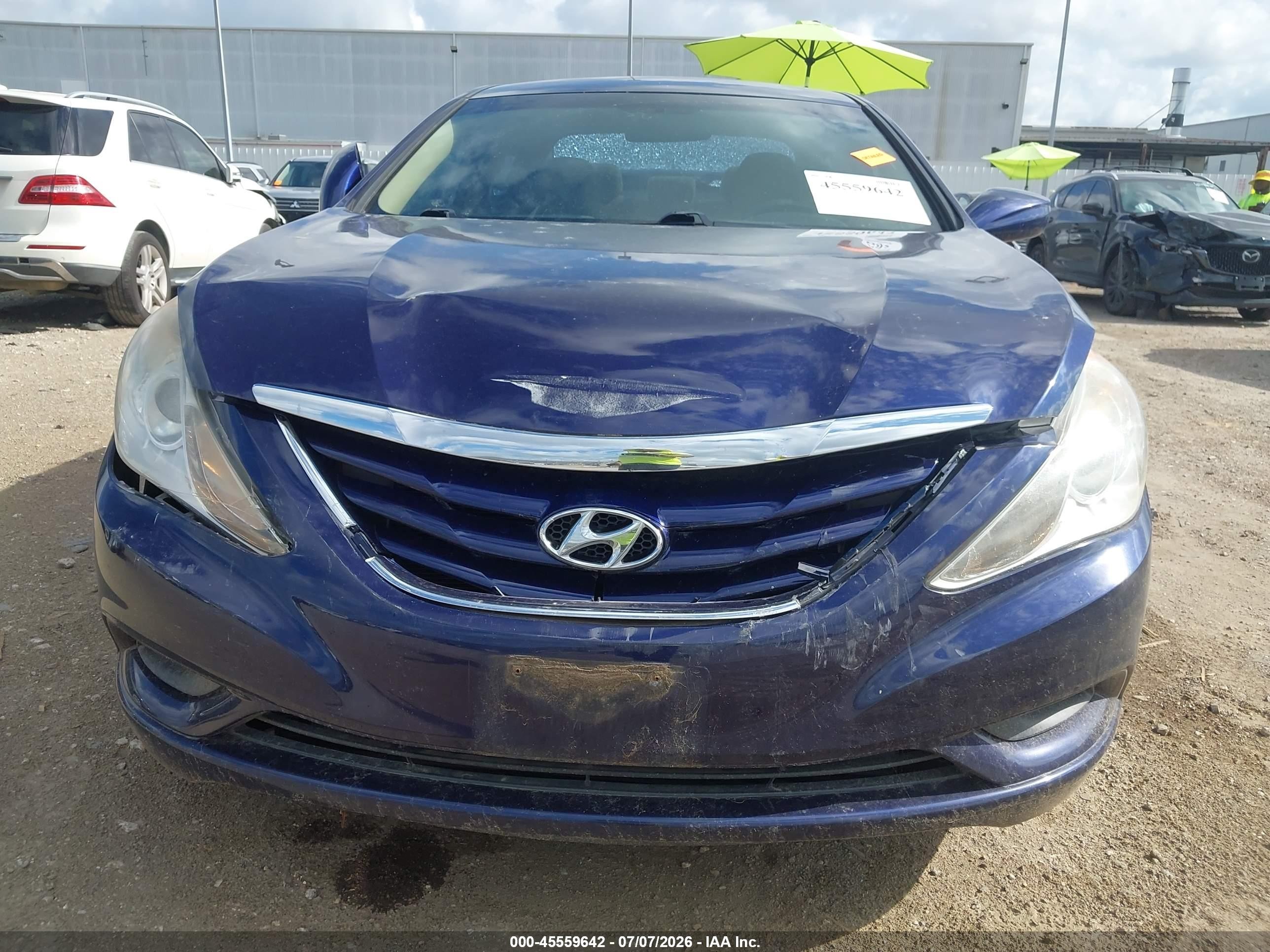 2011 Hyundai Sonata Gls Blue vin: 5NPEB4AC3BH149993