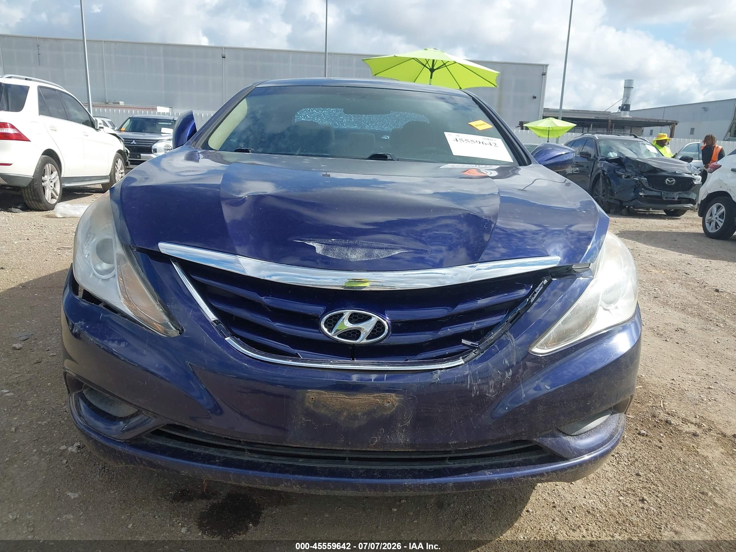 2011 Hyundai Sonata Gls Blue vin: 5NPEB4AC3BH149993