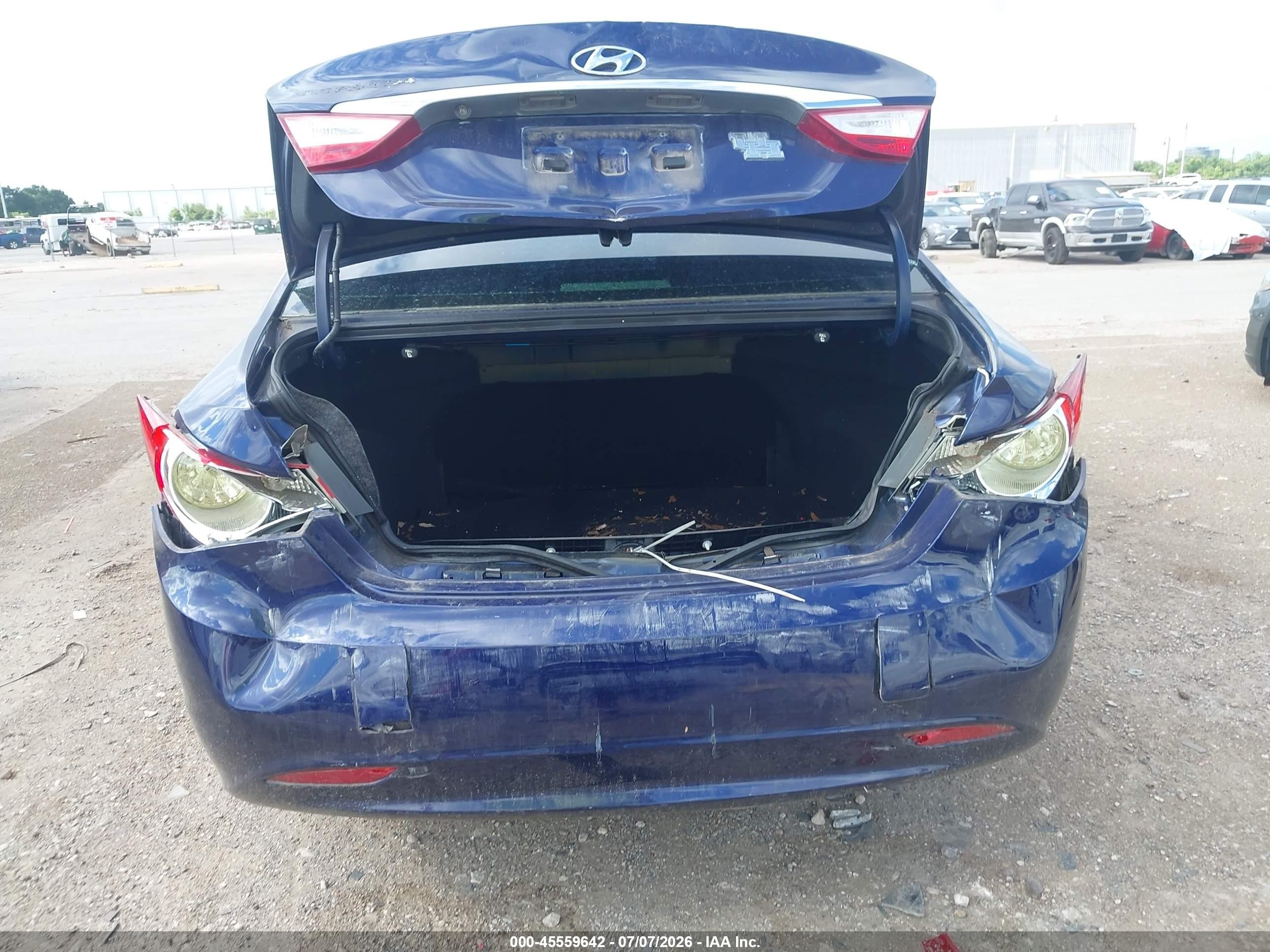2011 Hyundai Sonata Gls Blue vin: 5NPEB4AC3BH149993