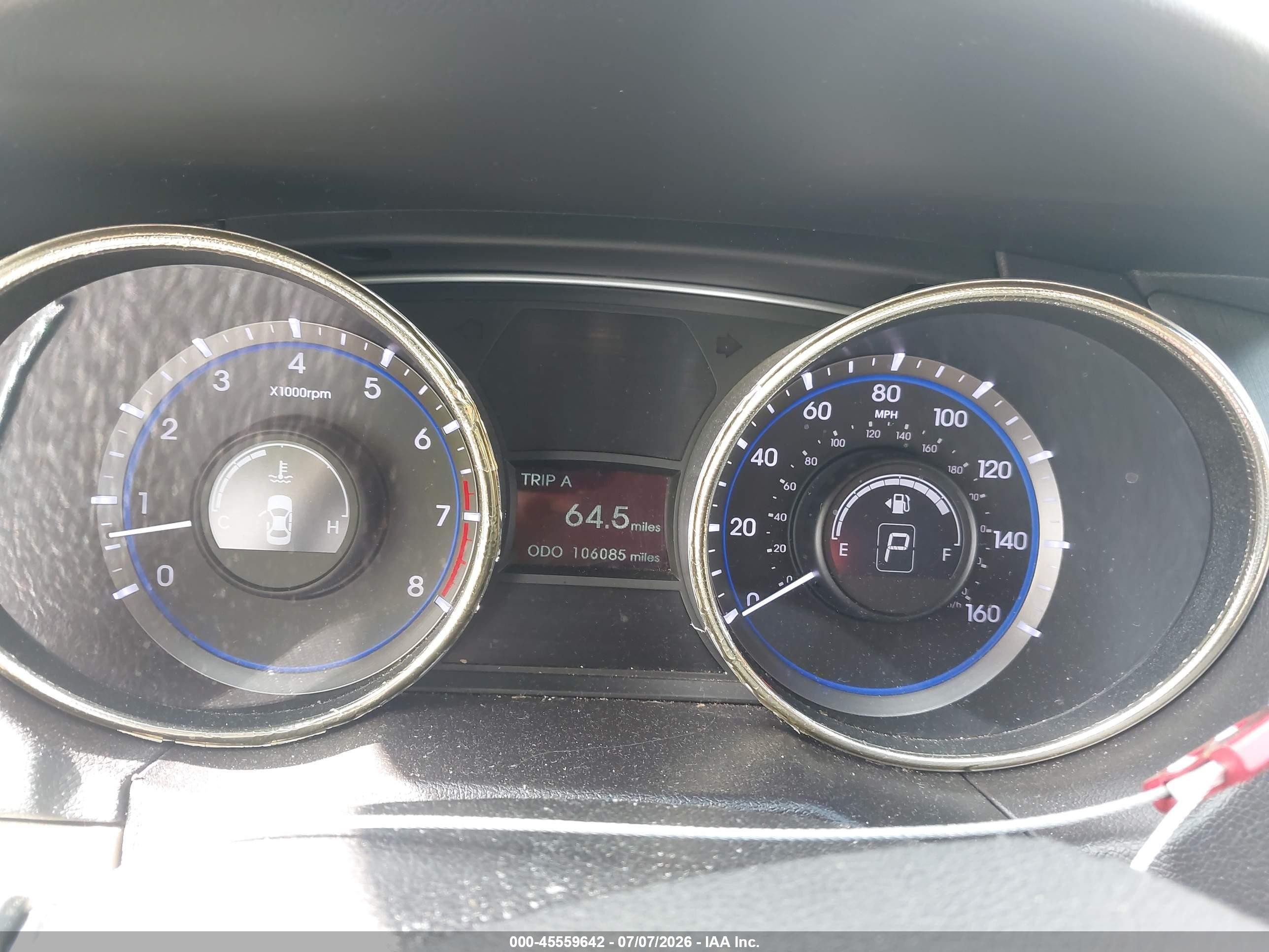 2011 Hyundai Sonata Gls Blue vin: 5NPEB4AC3BH149993