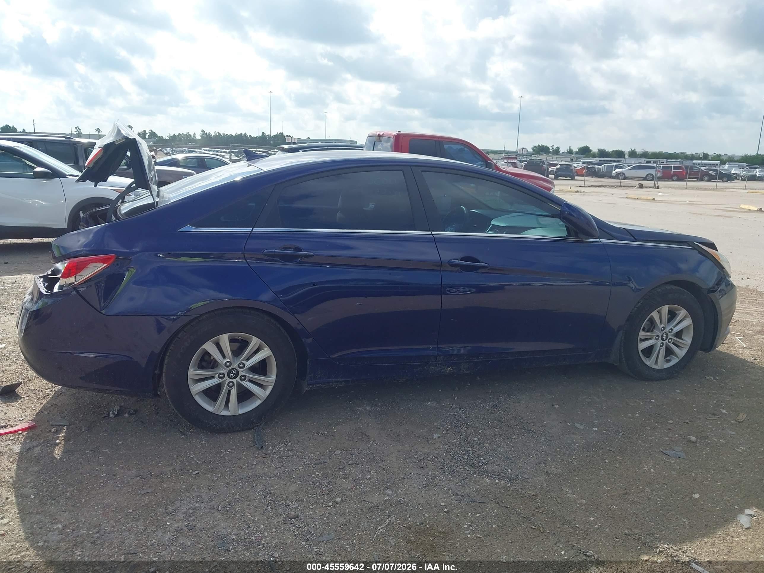 2011 Hyundai Sonata Gls Blue vin: 5NPEB4AC3BH149993