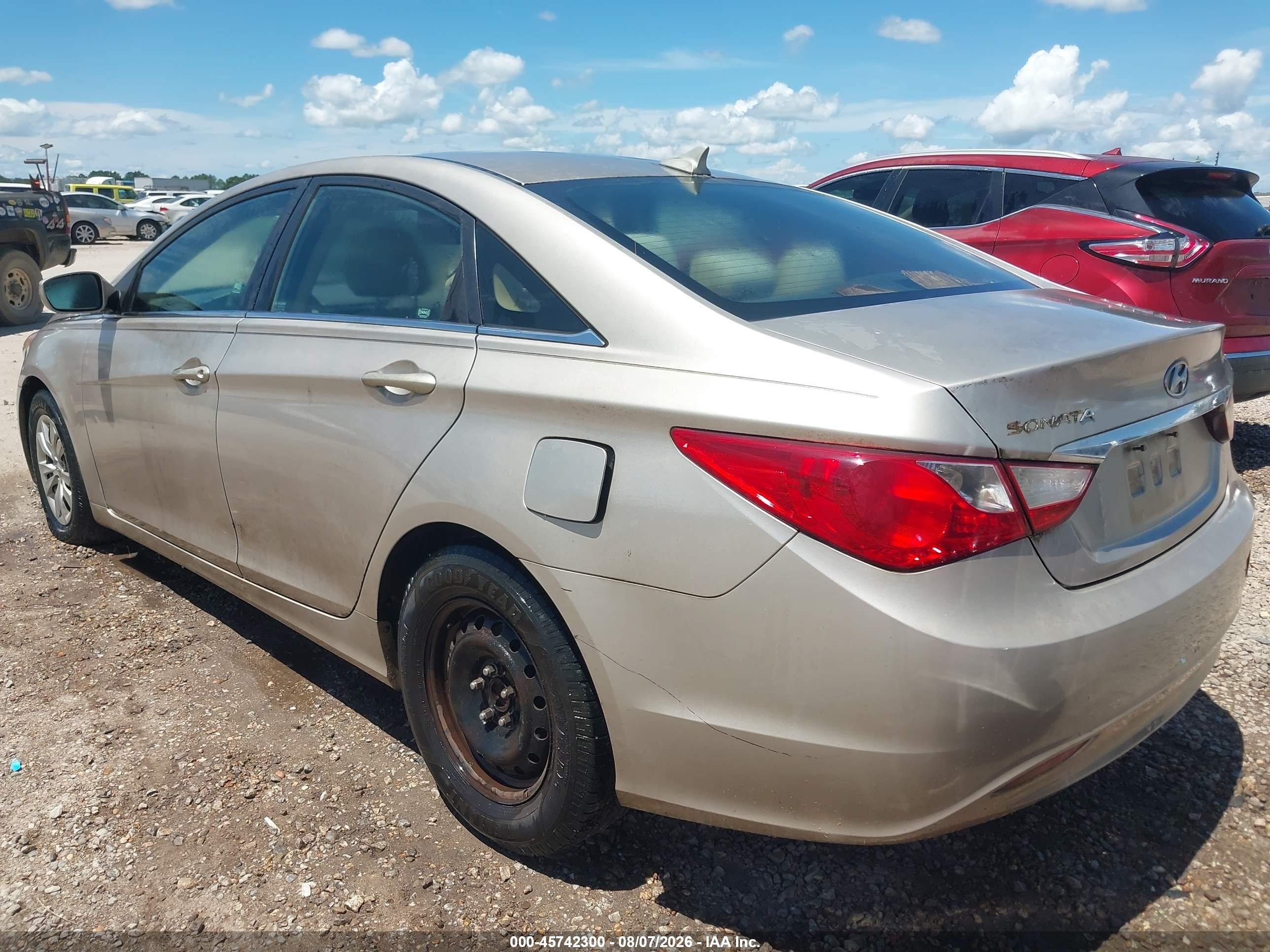 2011 Hyundai Sonata Gls Tan vin: 5NPEB4AC3BH154949
