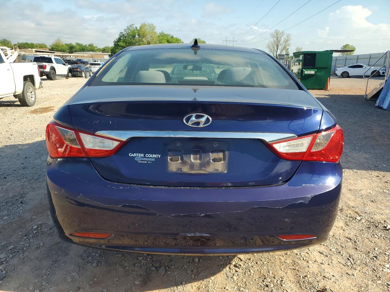 2011 Hyundai Sonata Gls Blue vin: 5NPEB4AC3BH165224