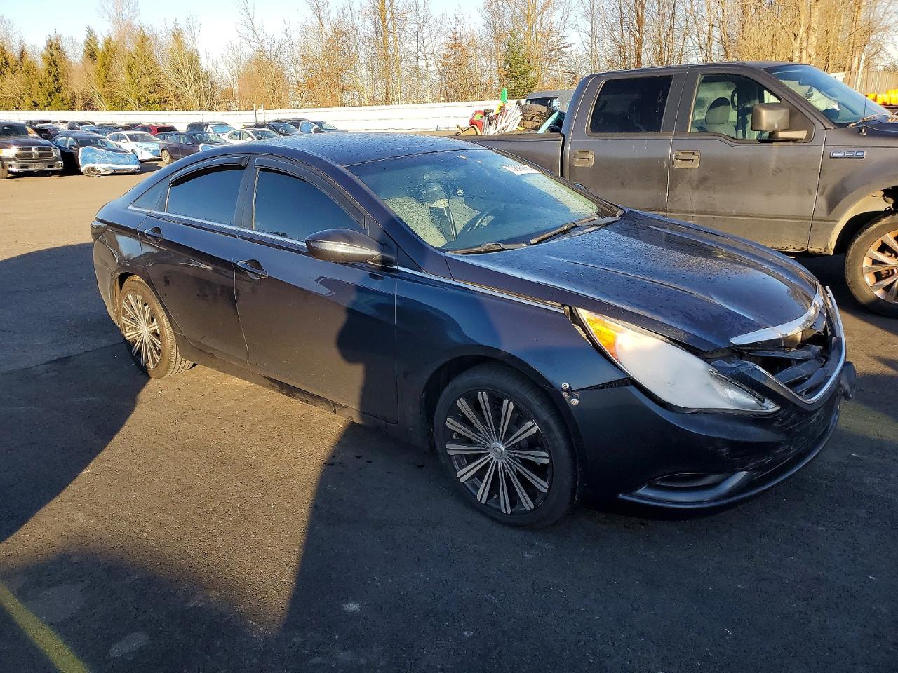 2011 Hyundai Sonata Gls Black vin: 5NPEB4AC3BH166874
