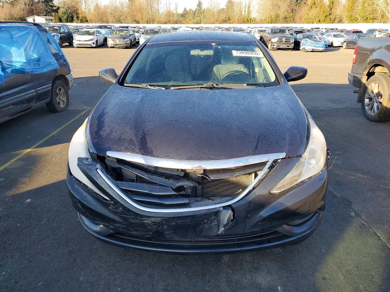 2011 Hyundai Sonata Gls Black vin: 5NPEB4AC3BH166874