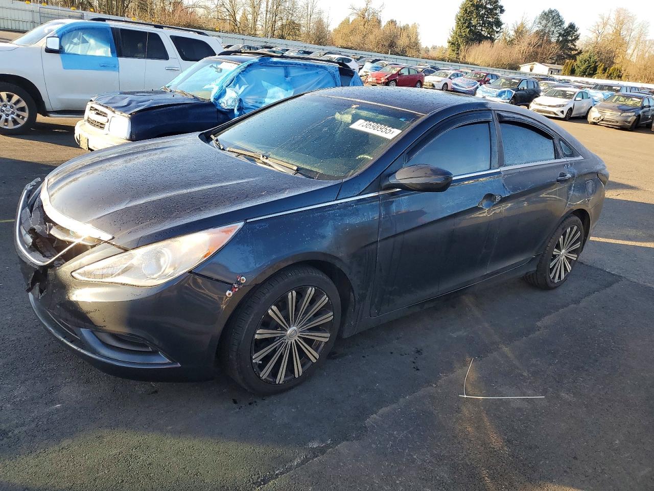 2011 Hyundai Sonata Gls Черный vin: 5NPEB4AC3BH166874