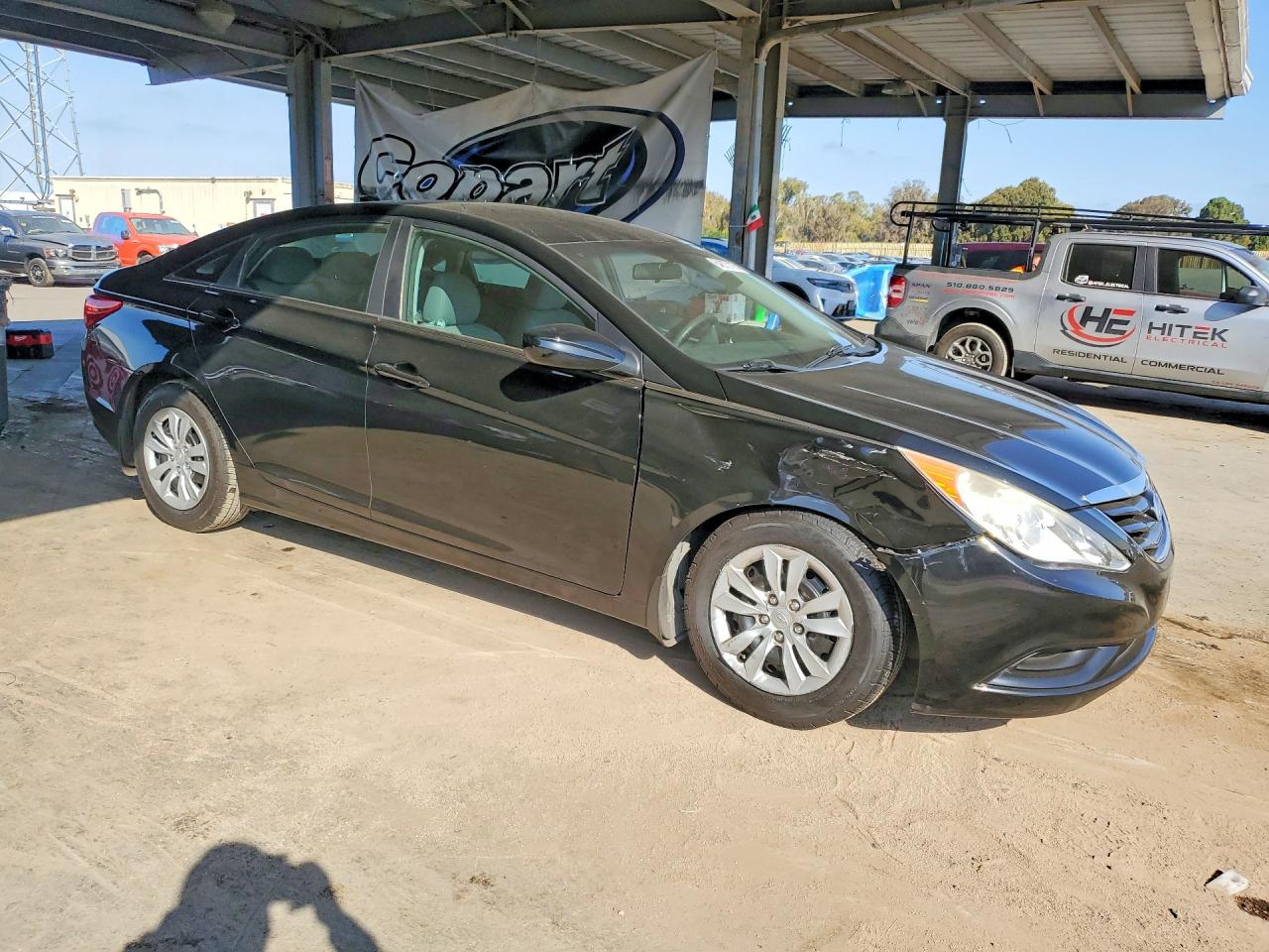 2011 Hyundai Sonata Gls Черный vin: 5NPEB4AC3BH173470