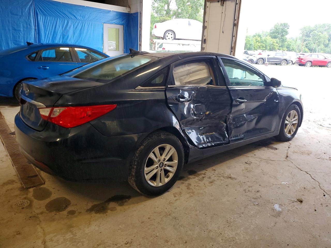 2011 Hyundai Sonata Gls Blue vin: 5NPEB4AC3BH180998