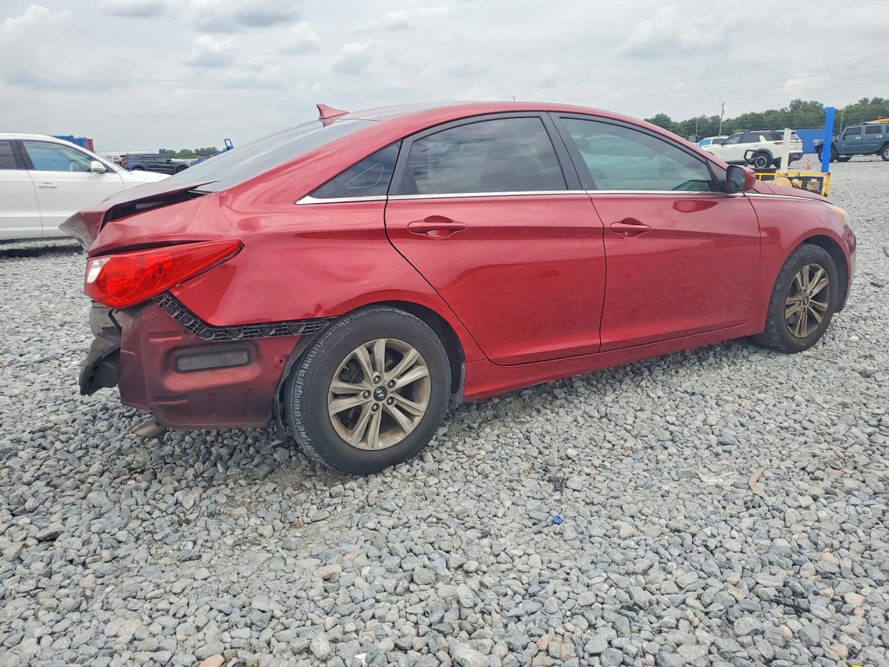 2011 Hyundai Sonata Gls Burgundy vin: 5NPEB4AC3BH190463