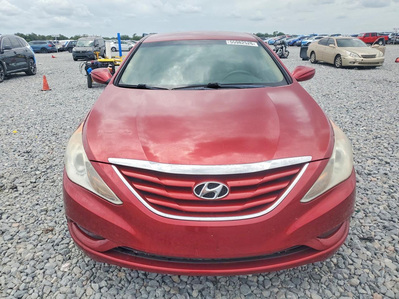2011 Hyundai Sonata Gls Burgundy vin: 5NPEB4AC3BH190463