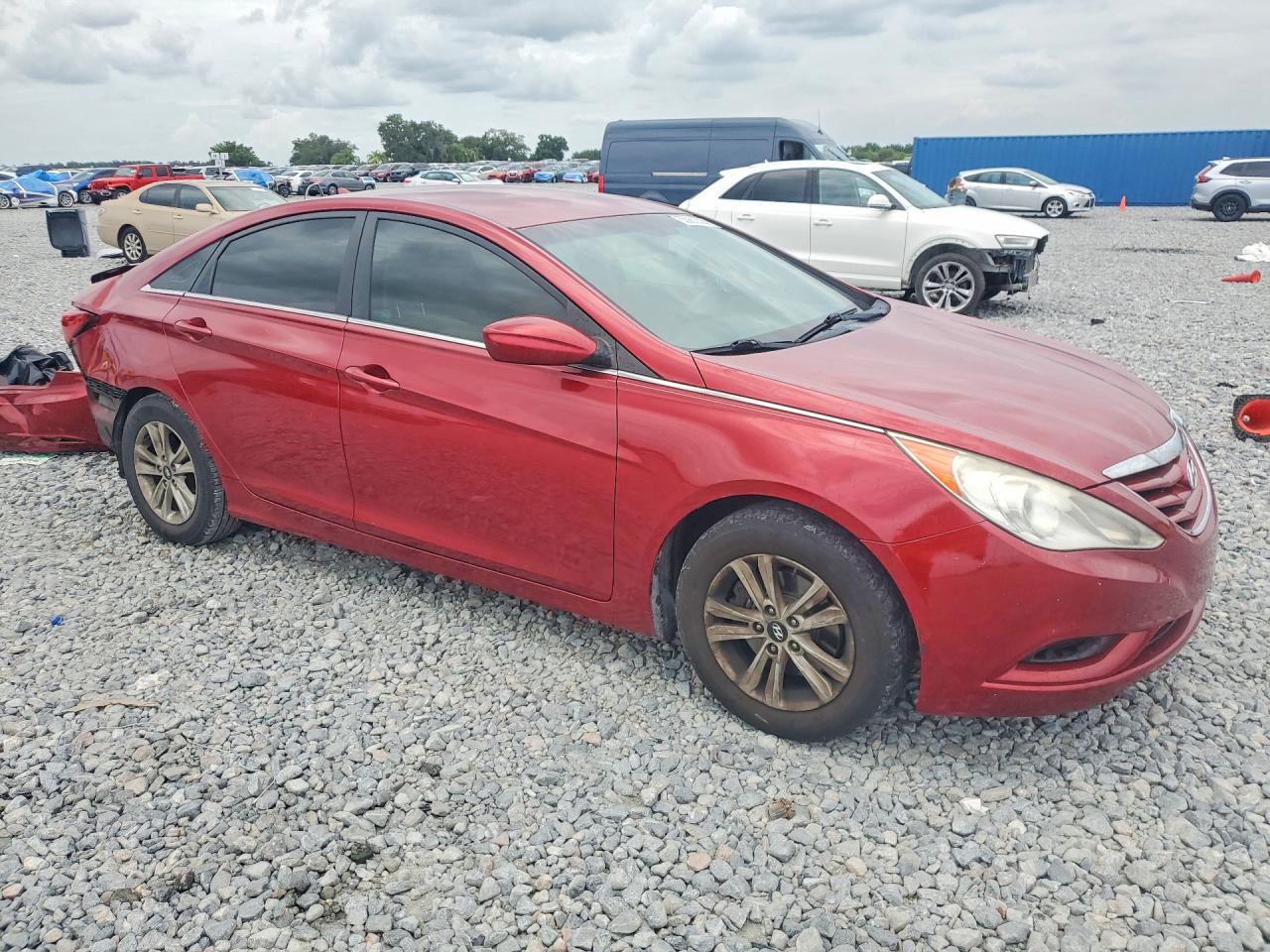 2011 Hyundai Sonata Gls Burgundy vin: 5NPEB4AC3BH190463