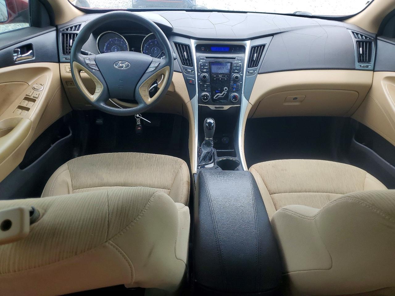 2011 Hyundai Sonata Gls Burgundy vin: 5NPEB4AC3BH190463