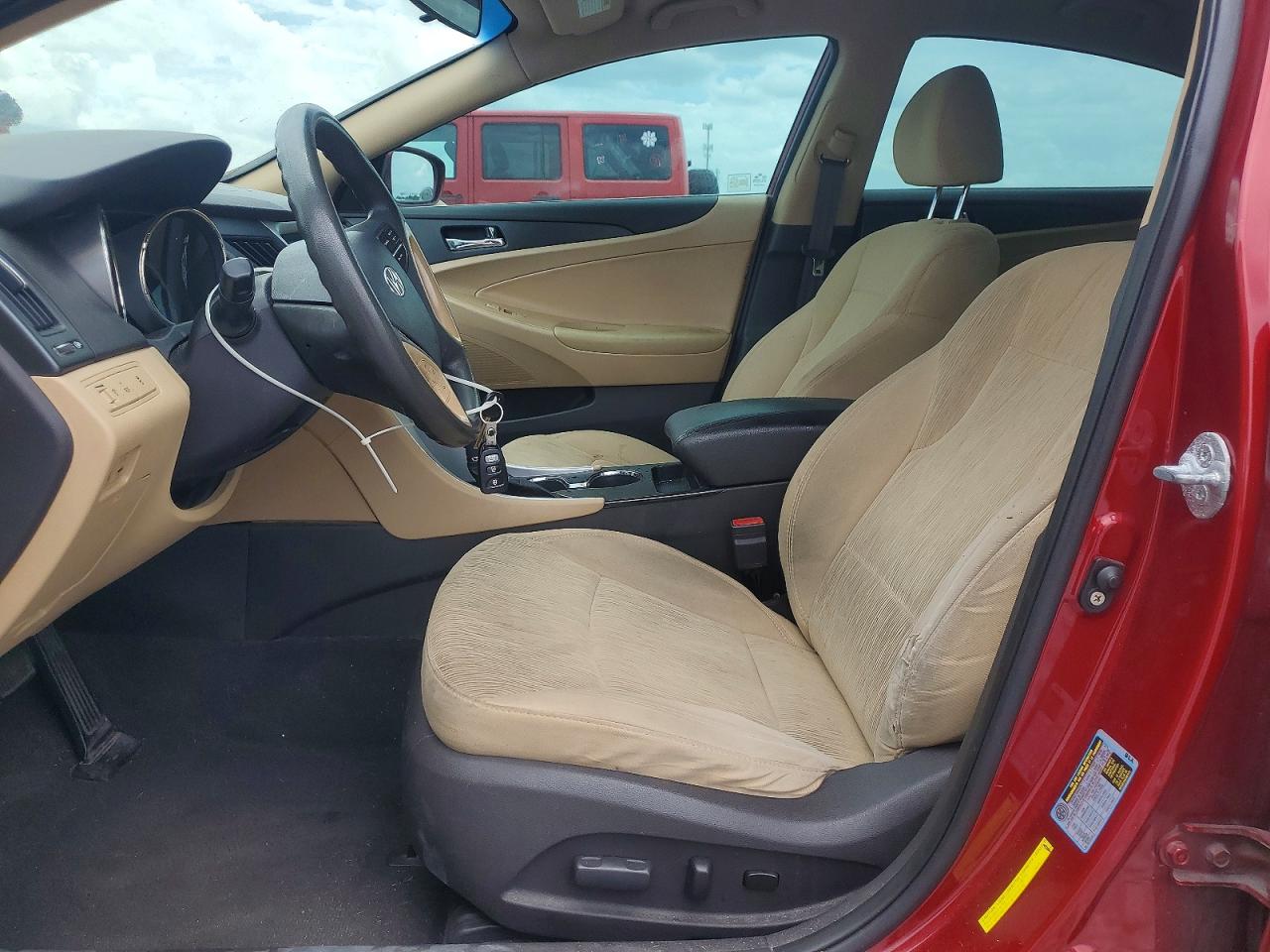2011 Hyundai Sonata Gls Burgundy vin: 5NPEB4AC3BH190463