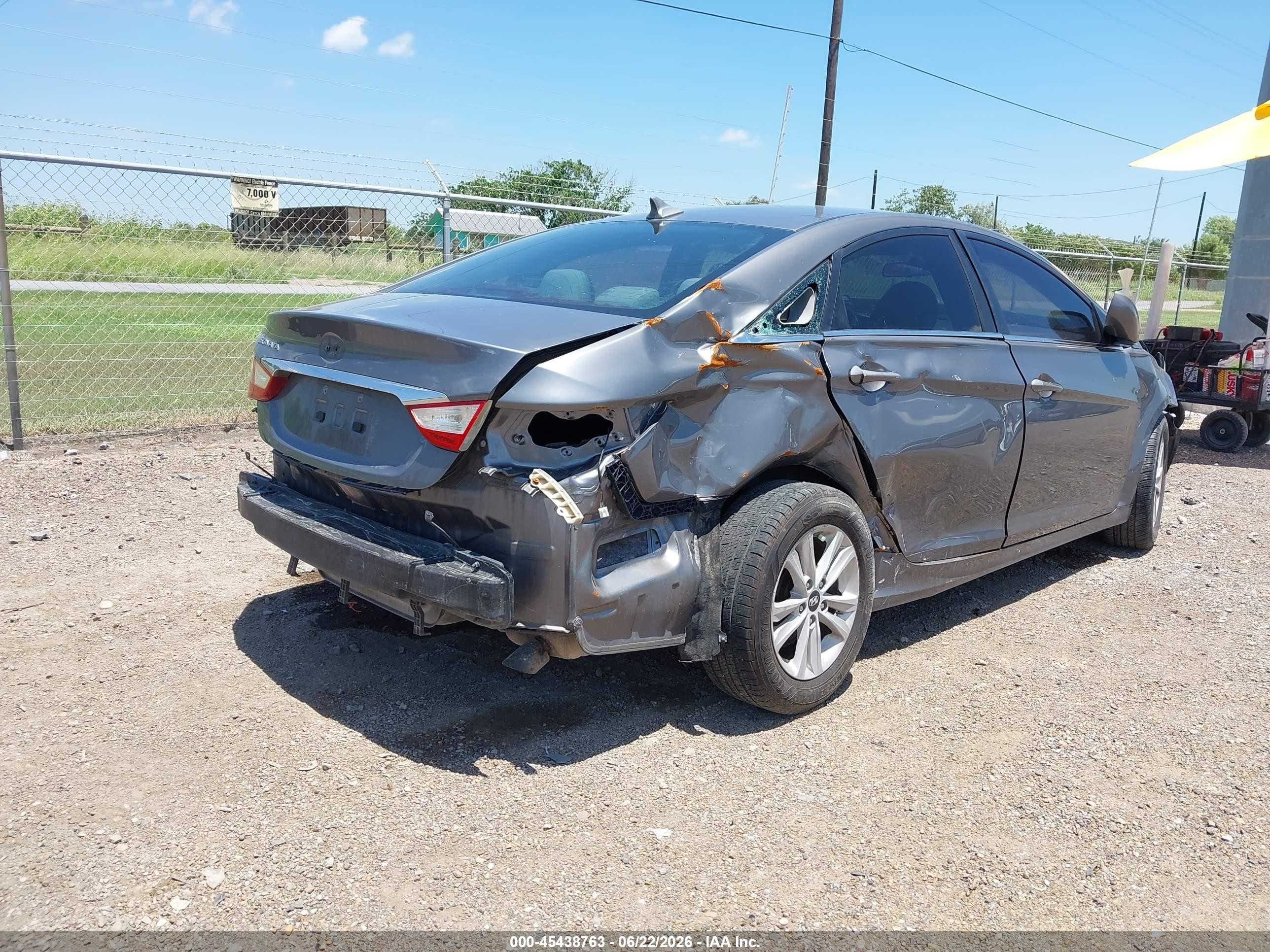 2011 Hyundai Sonata Gls Gray vin: 5NPEB4AC3BH193007