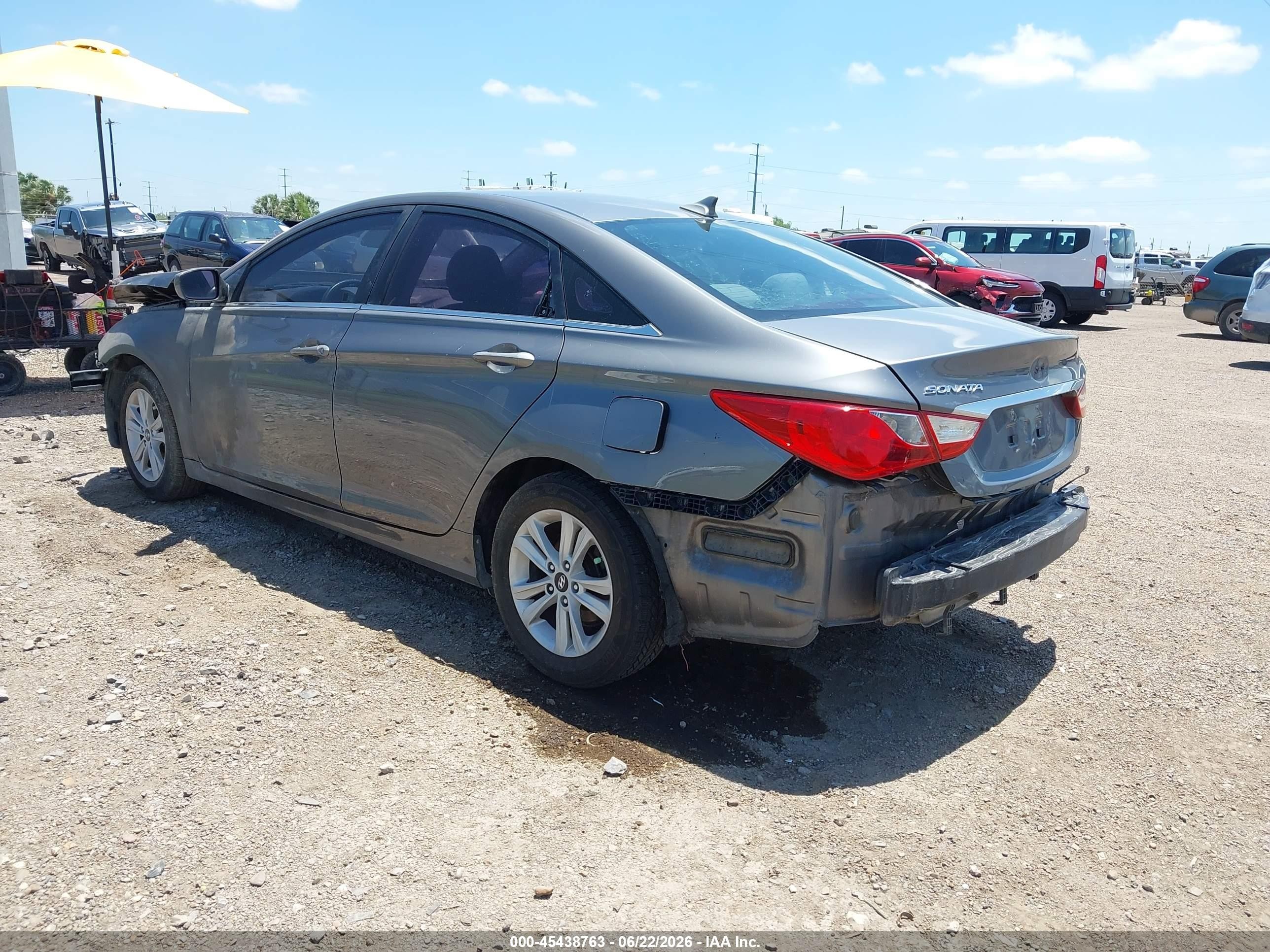 2011 Hyundai Sonata Gls Gray vin: 5NPEB4AC3BH193007