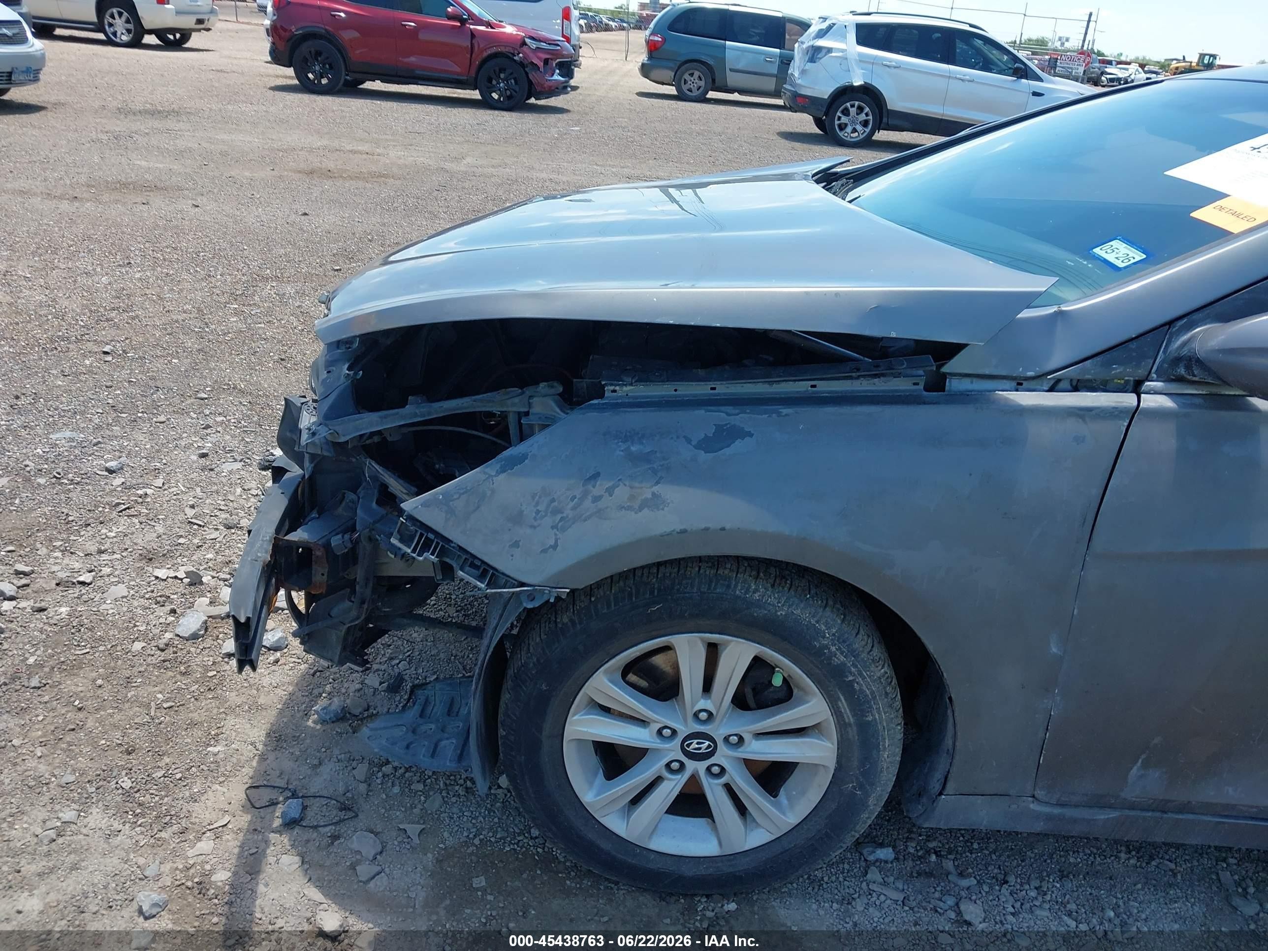 2011 Hyundai Sonata Gls Gray vin: 5NPEB4AC3BH193007