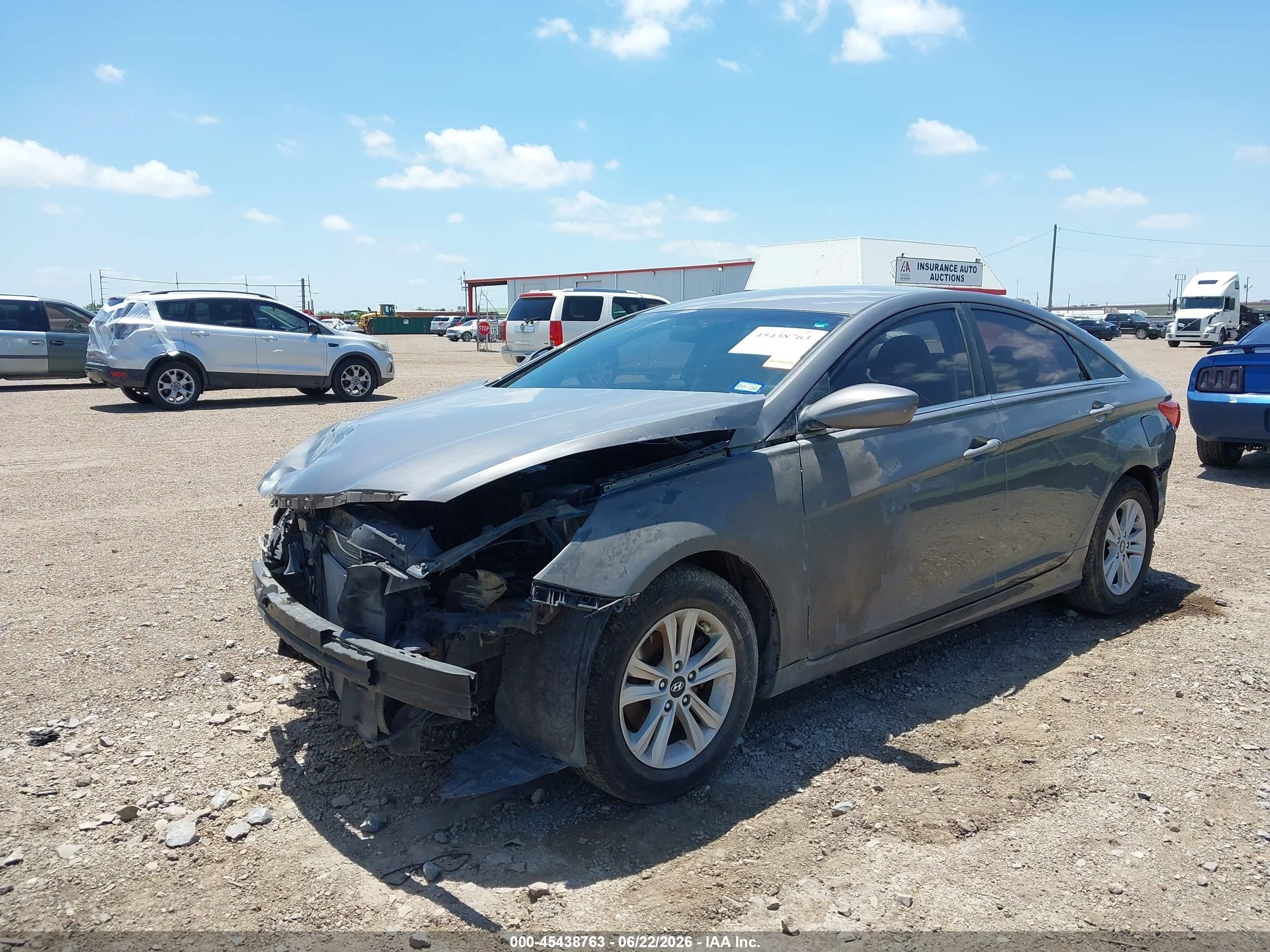 2011 Hyundai Sonata Gls Gray vin: 5NPEB4AC3BH193007