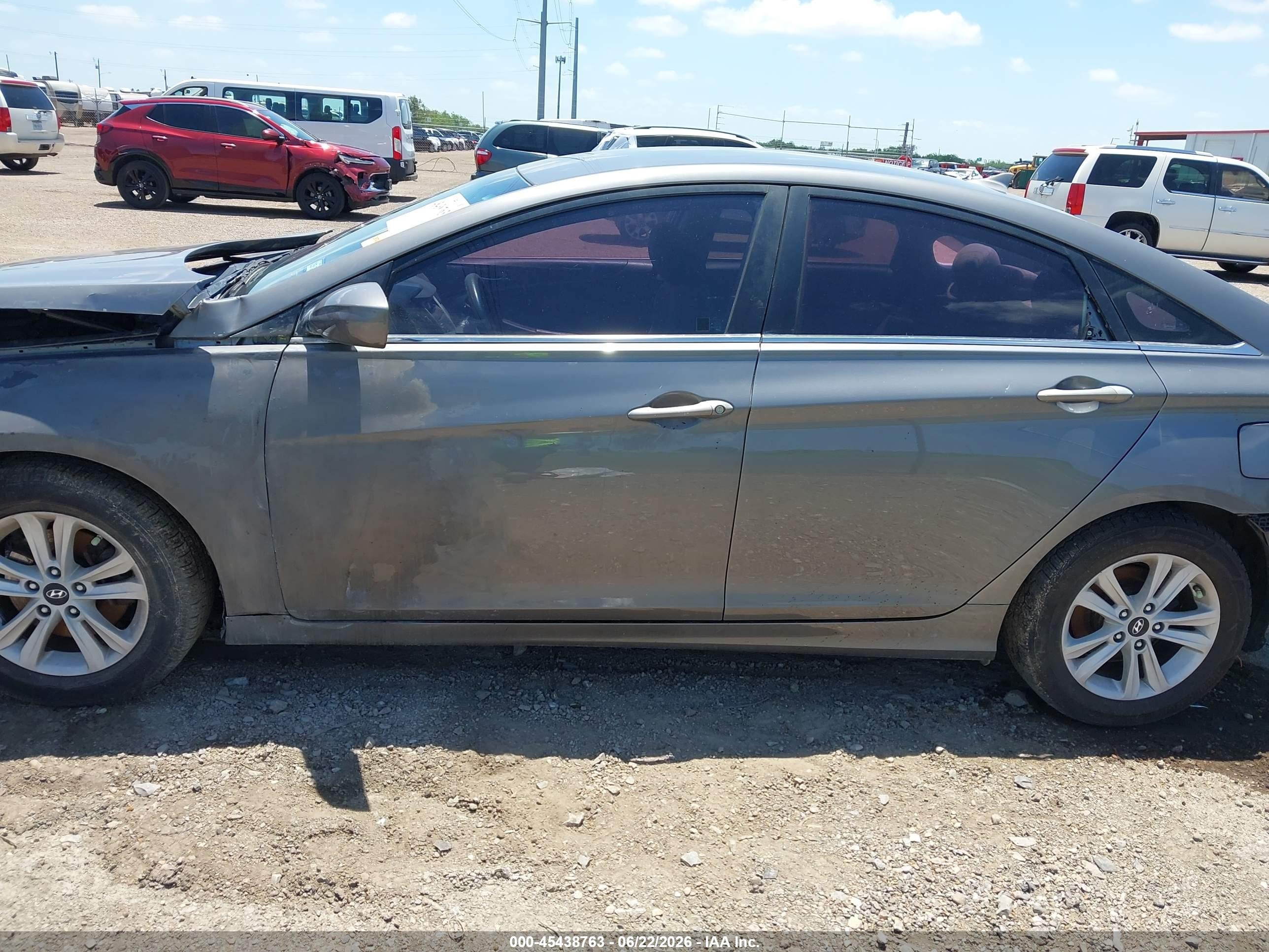 2011 Hyundai Sonata Gls Gray vin: 5NPEB4AC3BH193007