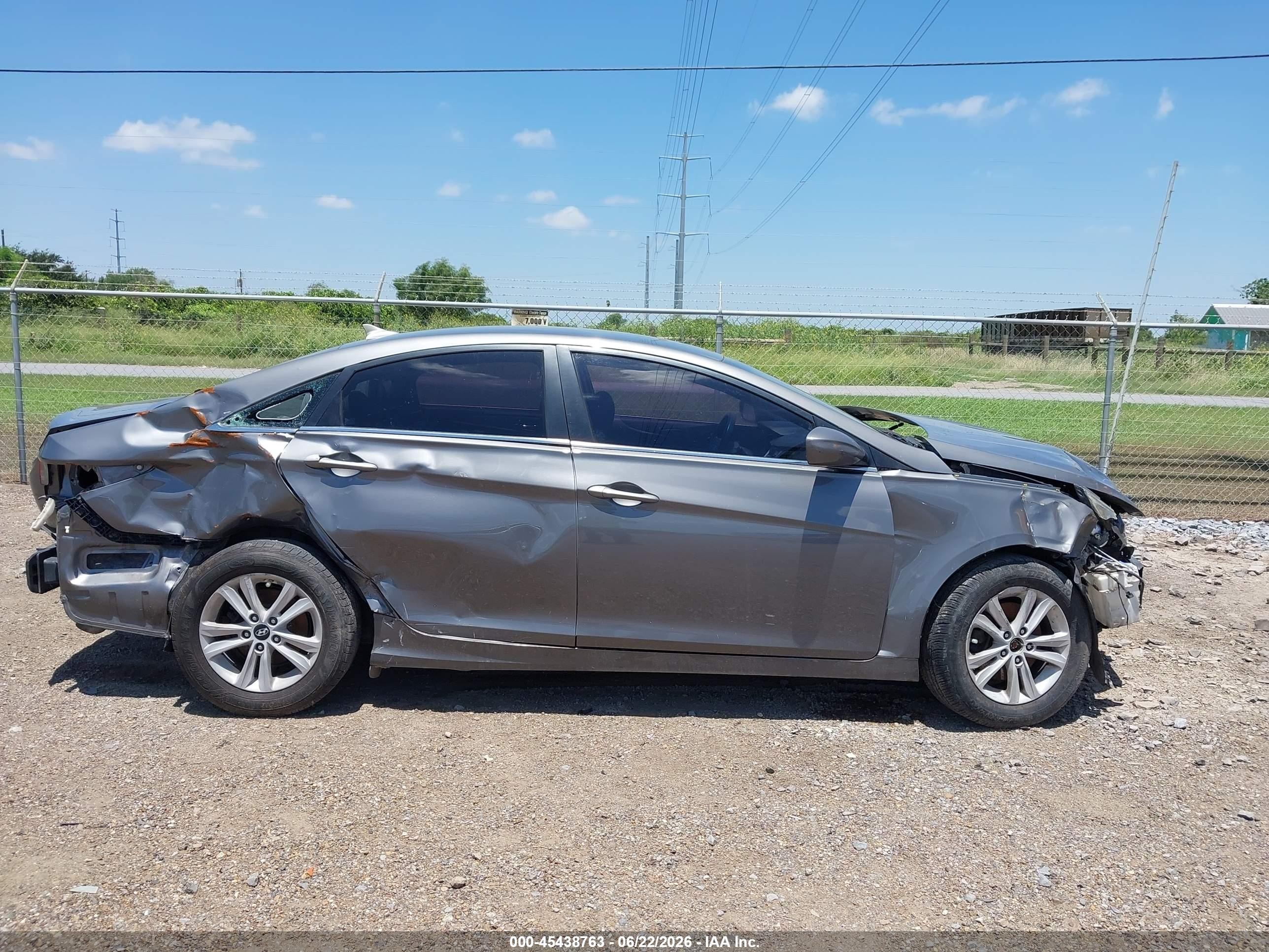 2011 Hyundai Sonata Gls Gray vin: 5NPEB4AC3BH193007