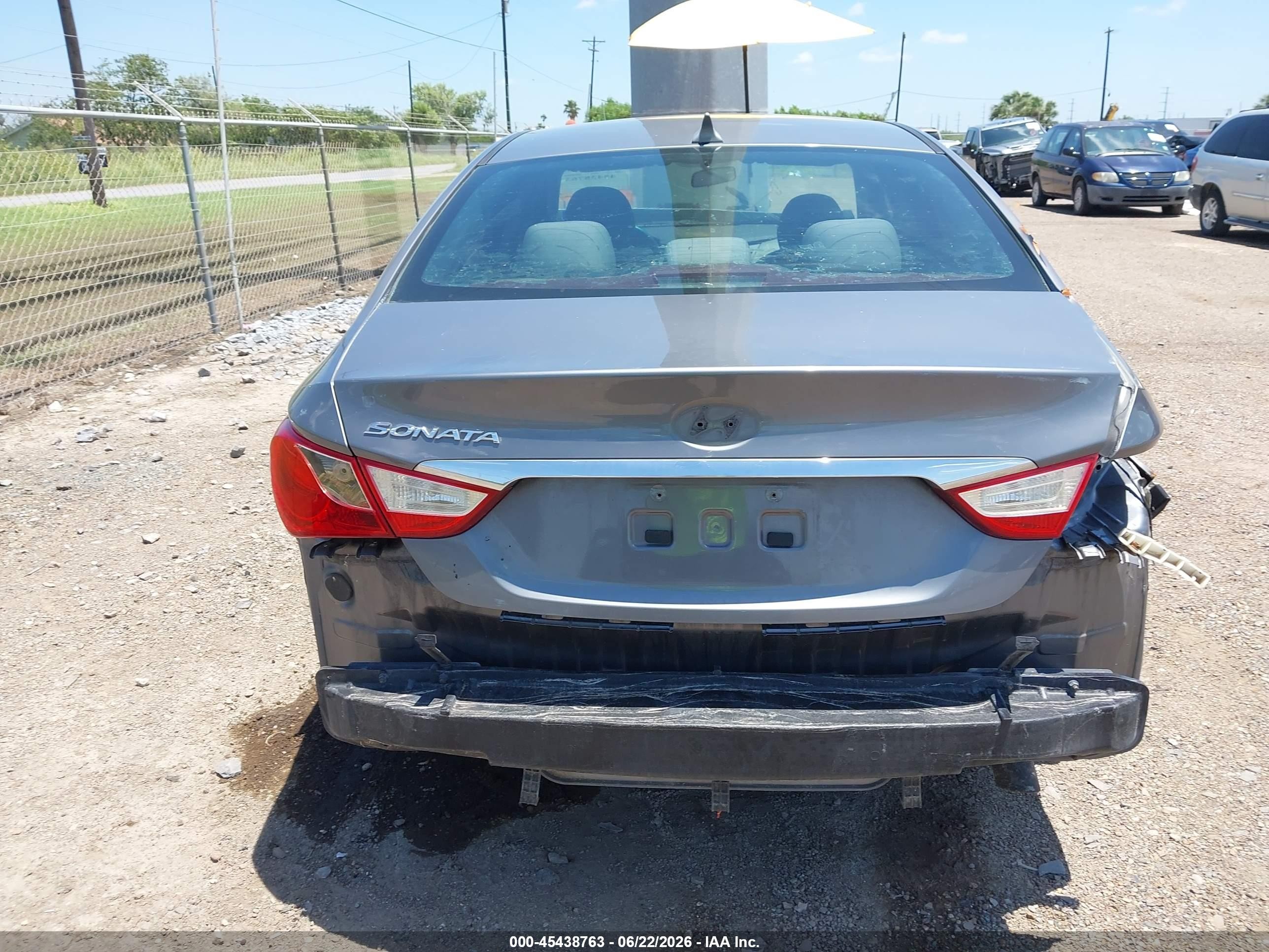 2011 Hyundai Sonata Gls Gray vin: 5NPEB4AC3BH193007