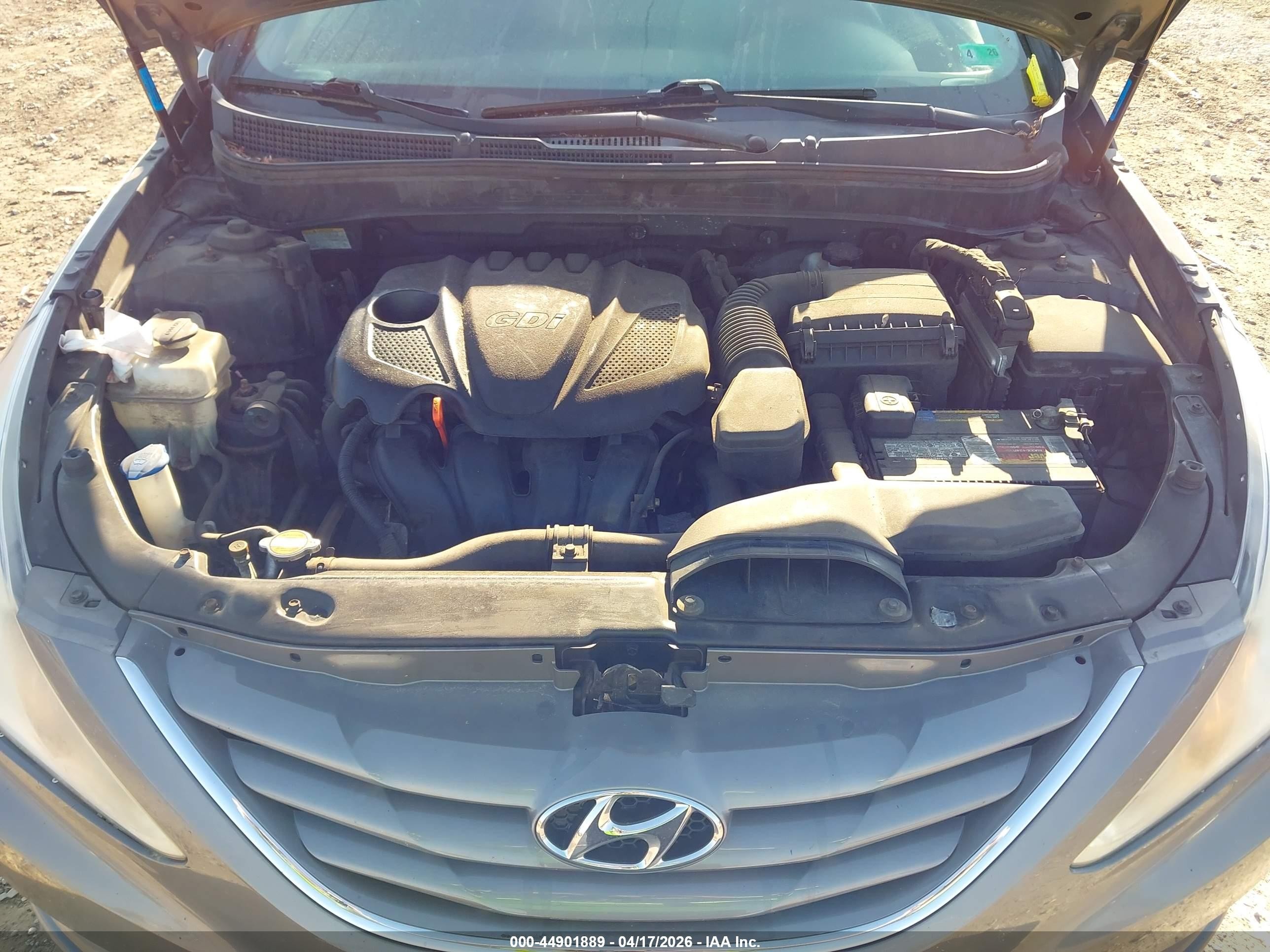 2011 Hyundai Sonata Gls Gray vin: 5NPEB4AC3BH197834