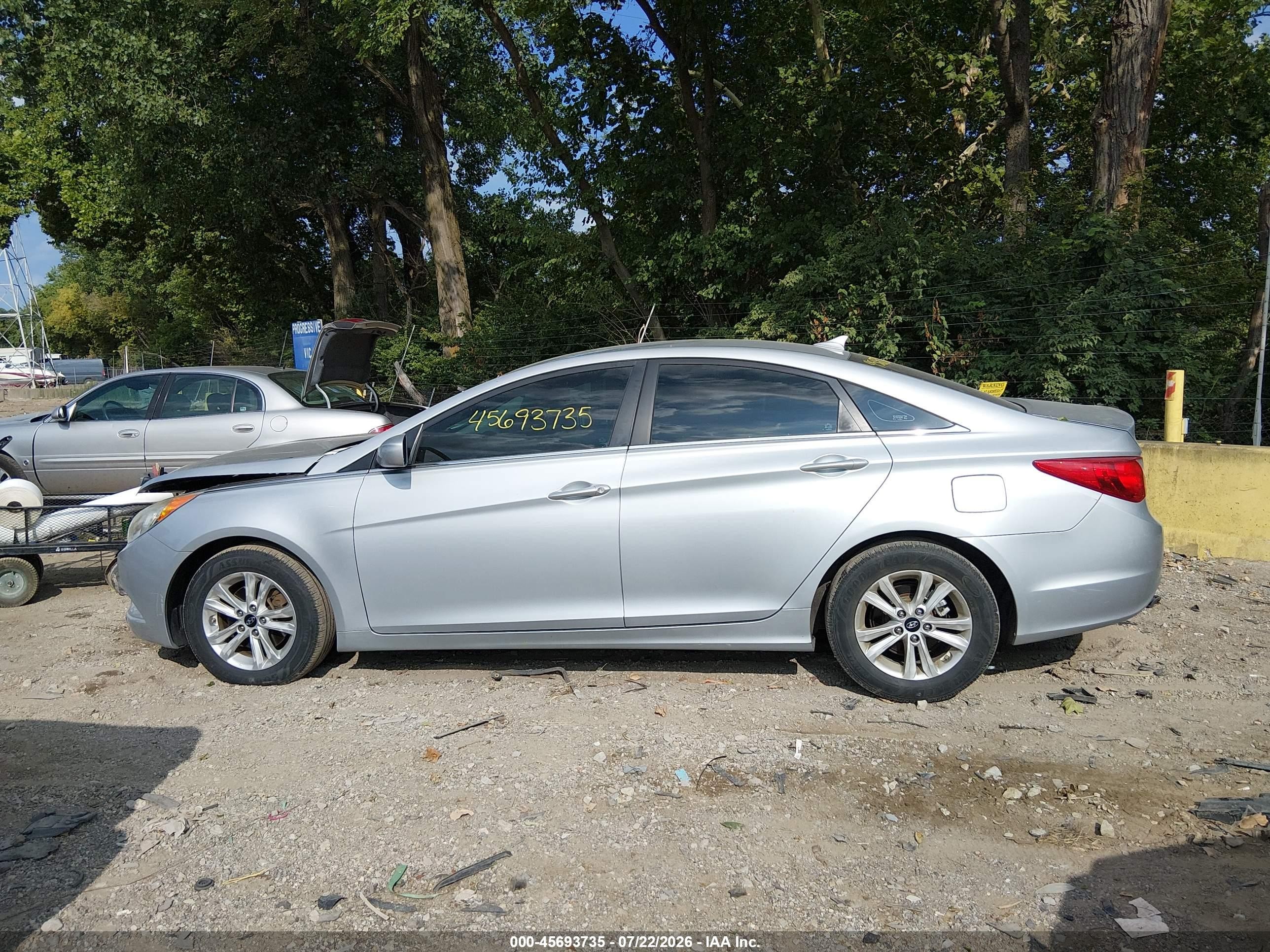 2011 Hyundai Sonata Gls Silver vin: 5NPEB4AC3BH211070
