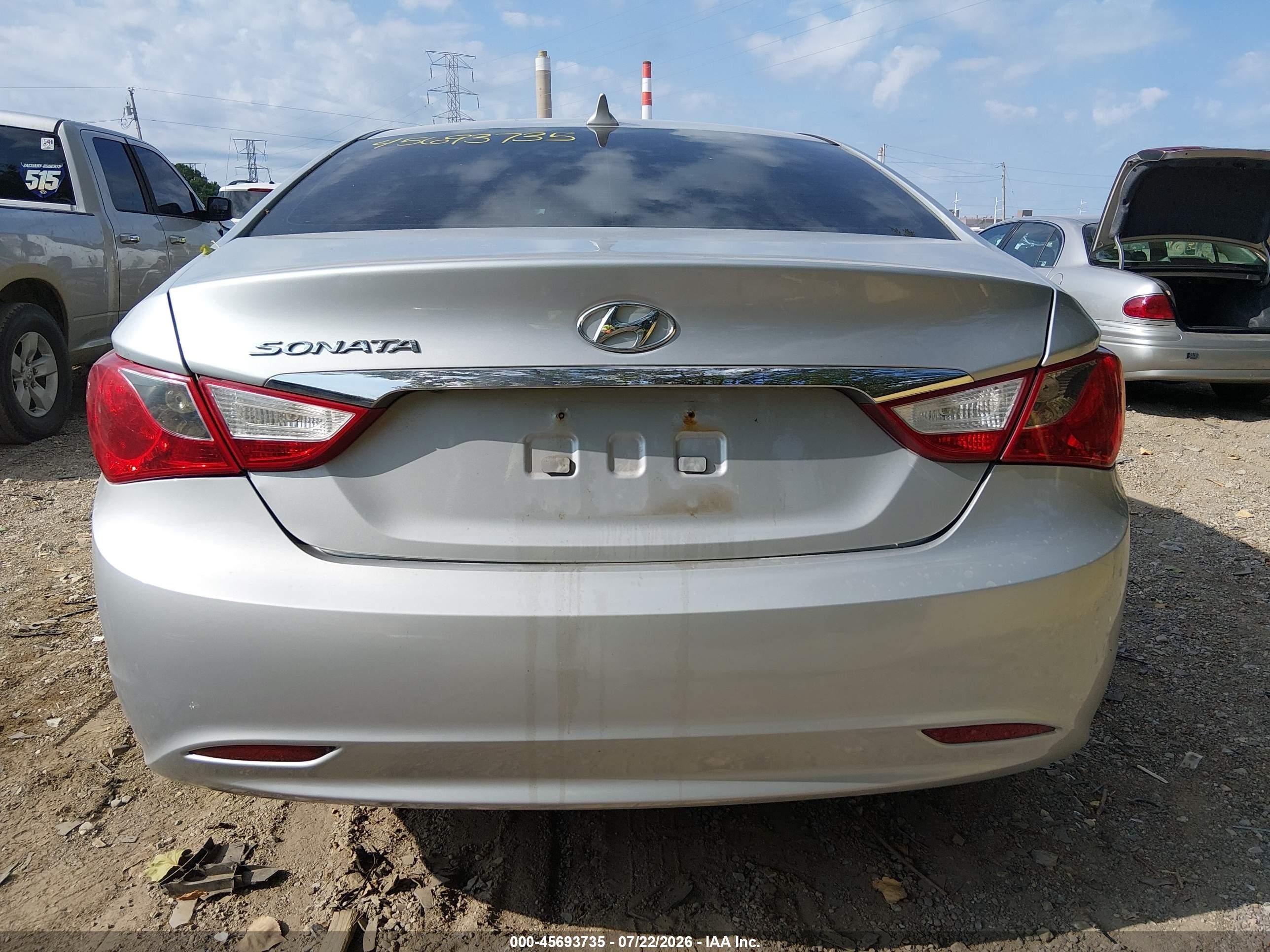 2011 Hyundai Sonata Gls Silver vin: 5NPEB4AC3BH211070