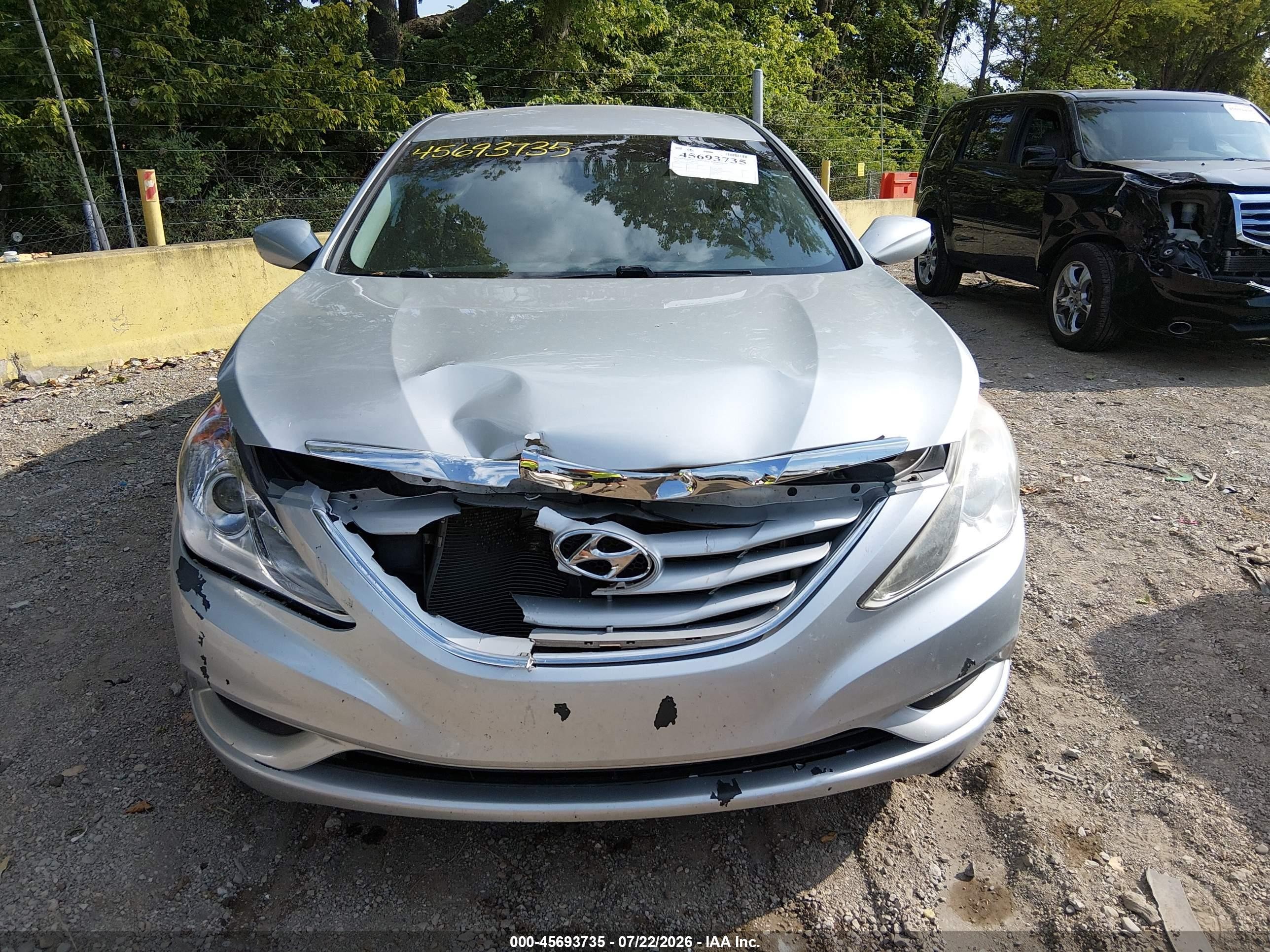 2011 Hyundai Sonata Gls Silver vin: 5NPEB4AC3BH211070