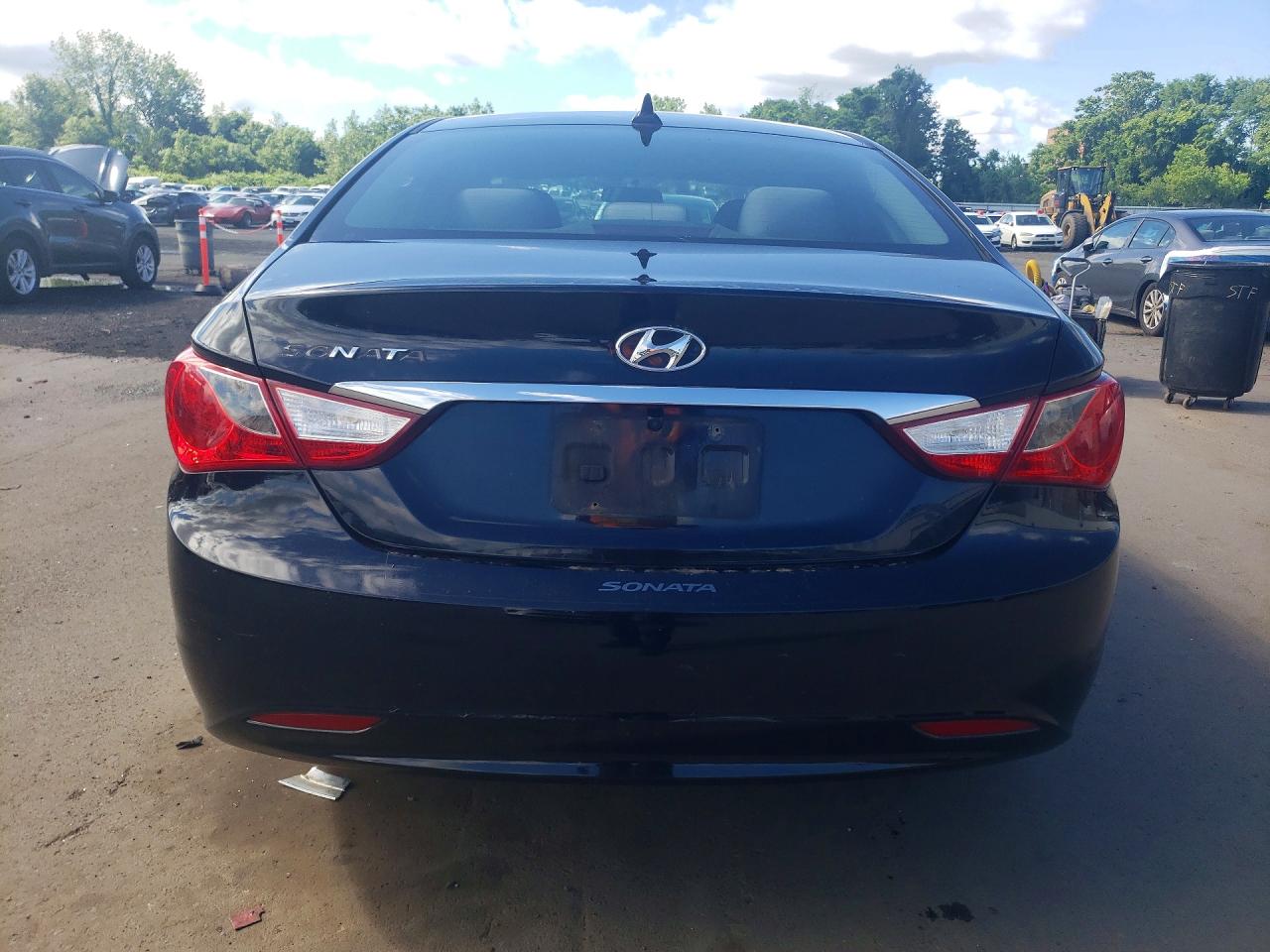 2011 Hyundai Sonata Gls Black vin: 5NPEB4AC3BH218438