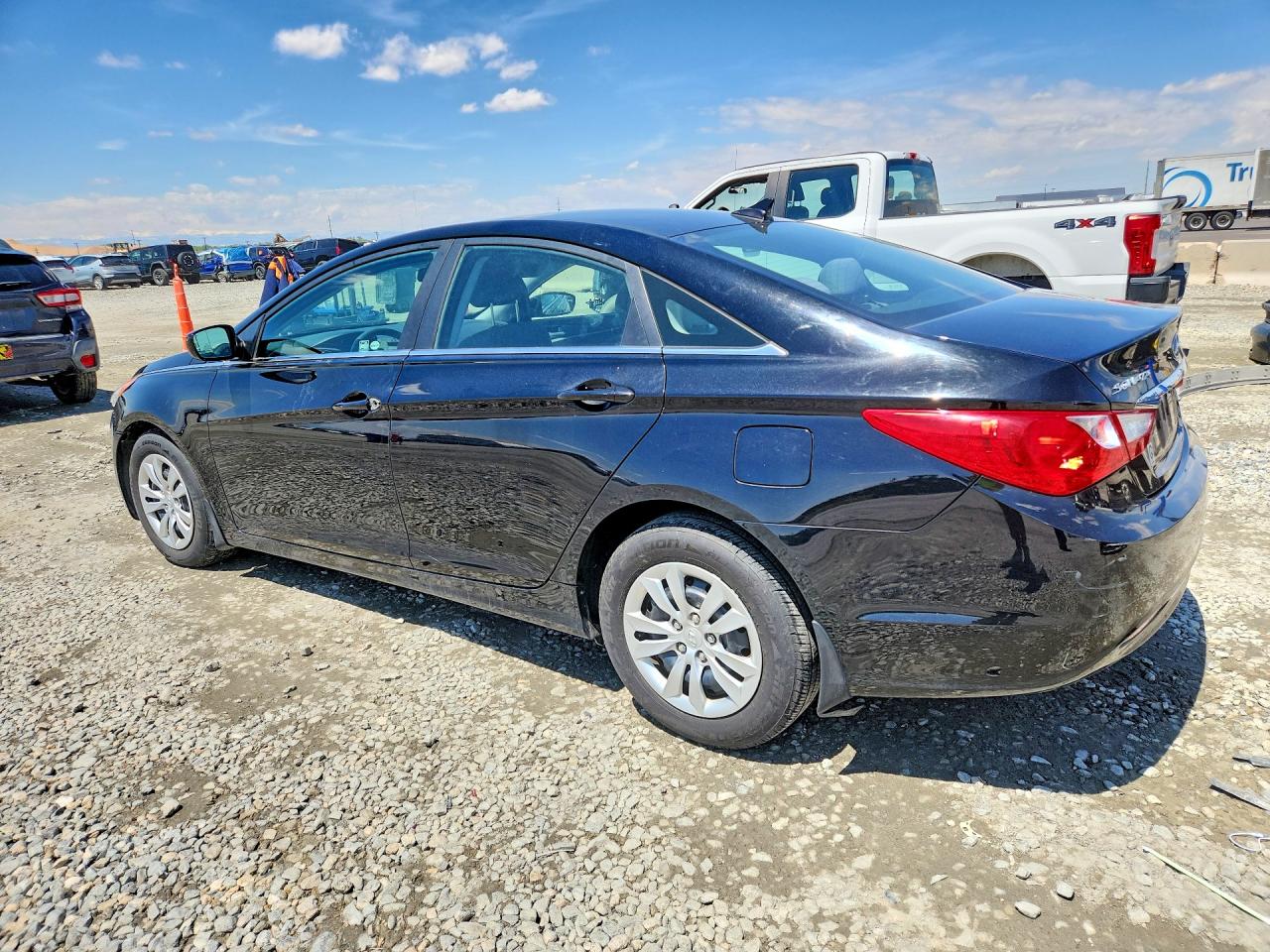 2011 Hyundai Sonata Gls Black vin: 5NPEB4AC3BH237703