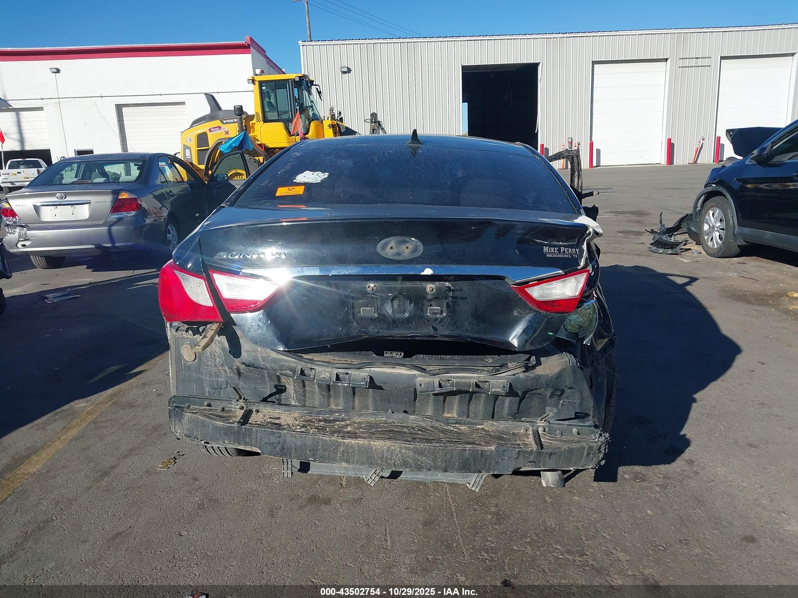 2011 Hyundai Sonata Gls Black vin: 5NPEB4AC3BH256249