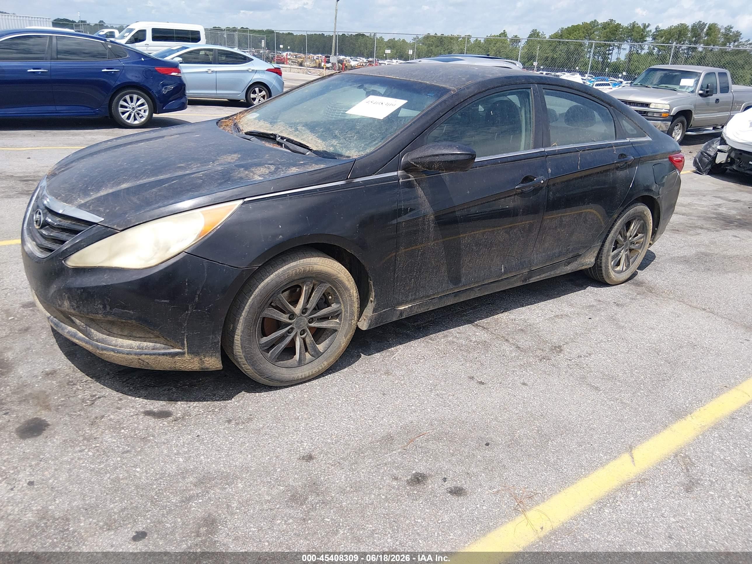 2011 Hyundai Sonata Gls Black vin: 5NPEB4AC3BH260303