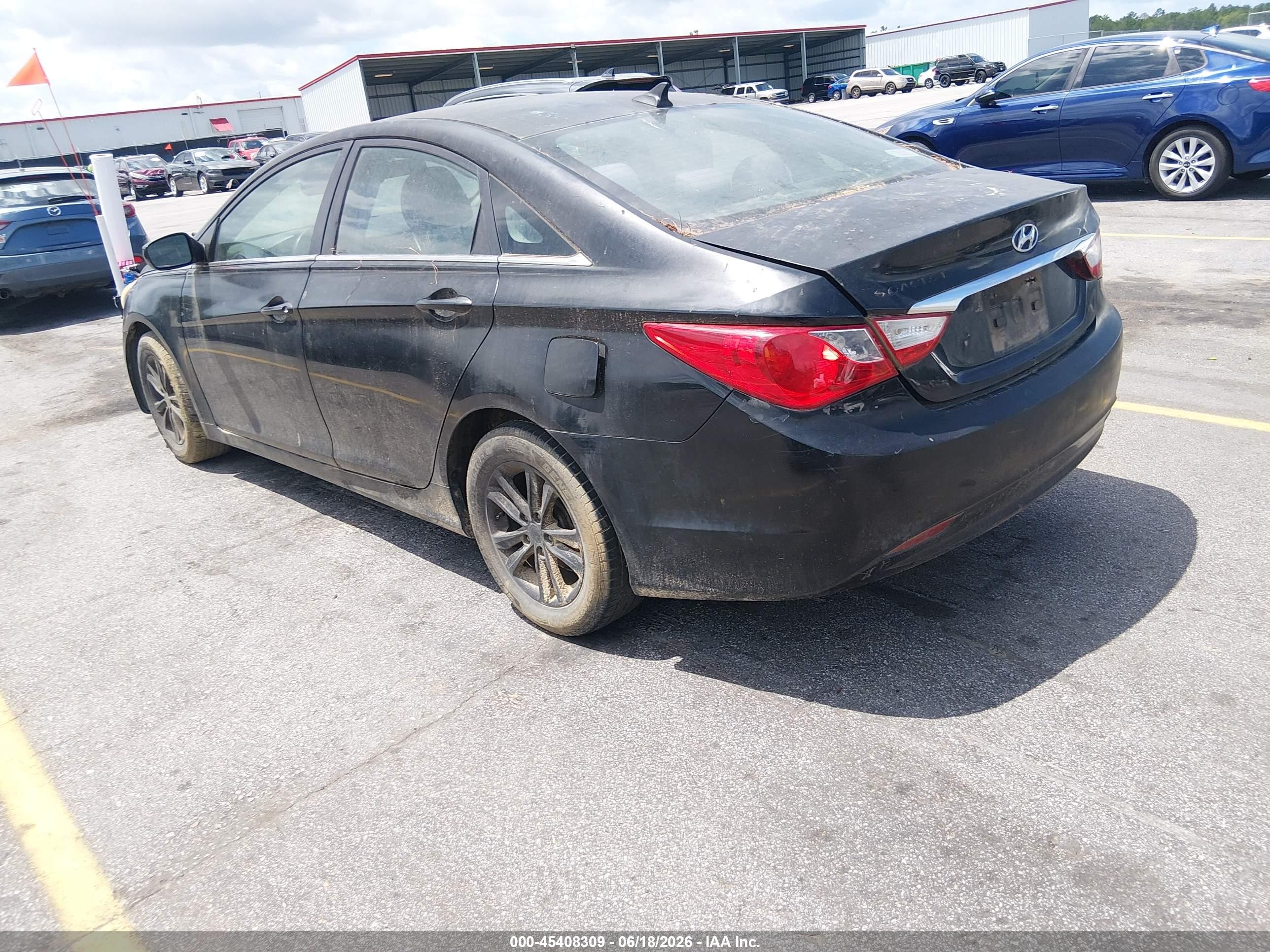 2011 Hyundai Sonata Gls Black vin: 5NPEB4AC3BH260303