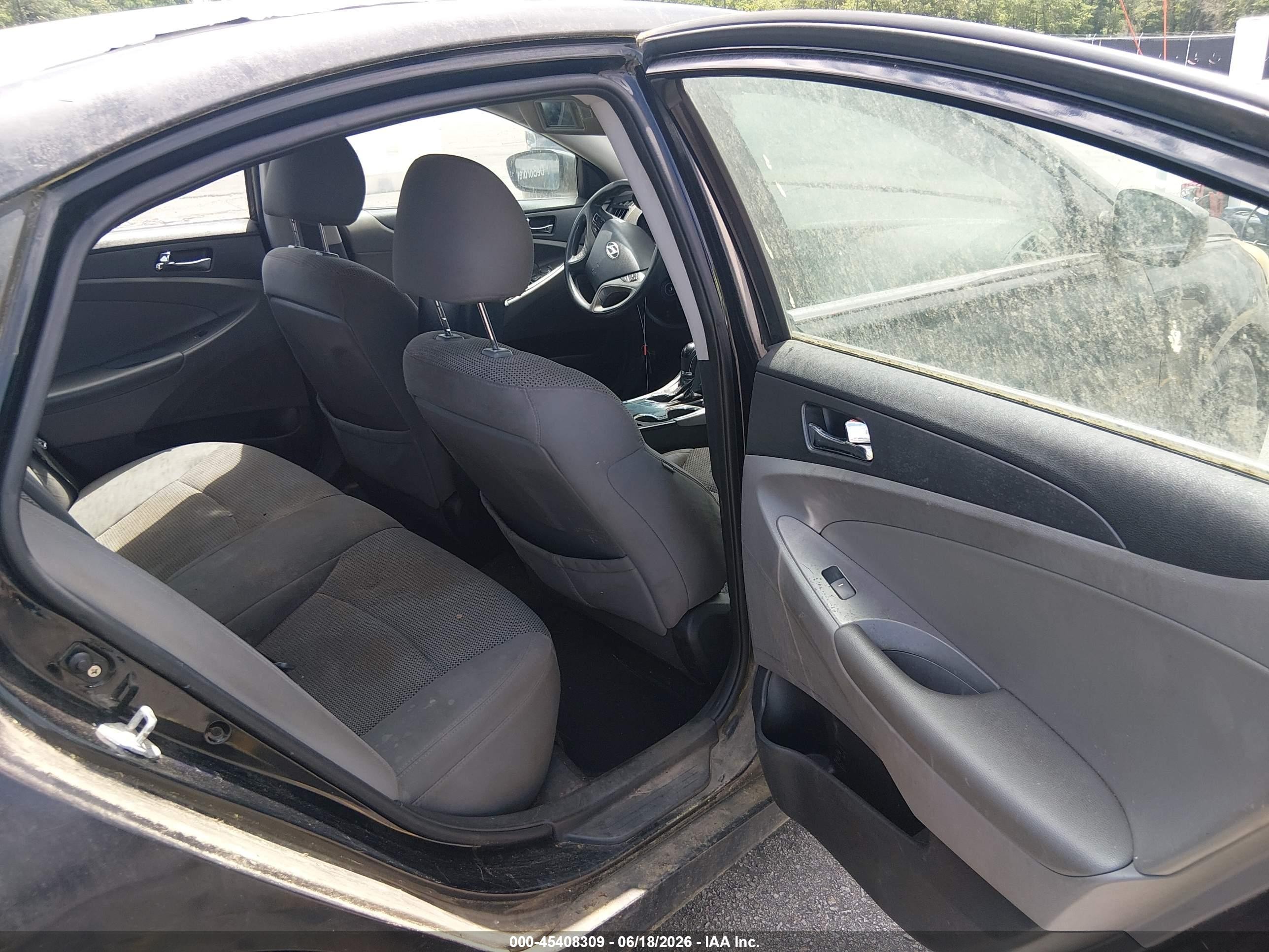 2011 Hyundai Sonata Gls Black vin: 5NPEB4AC3BH260303