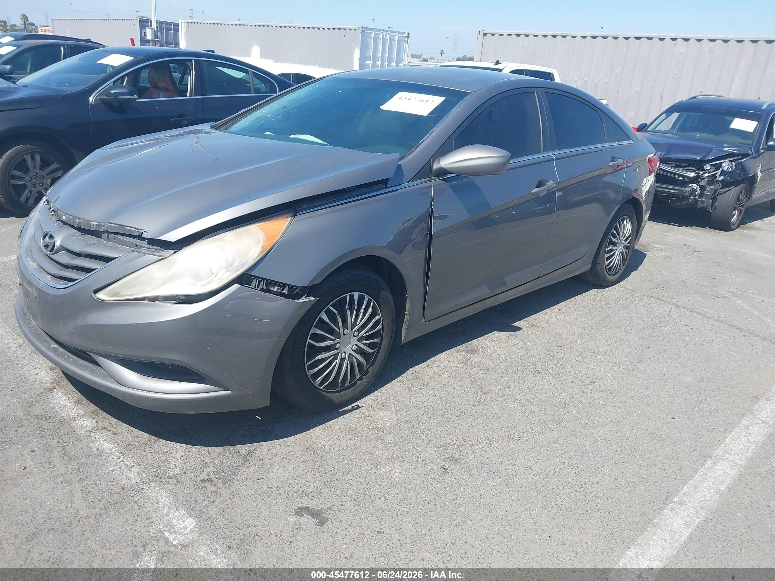2011 Hyundai Sonata Gls Gray vin: 5NPEB4AC3BH288165
