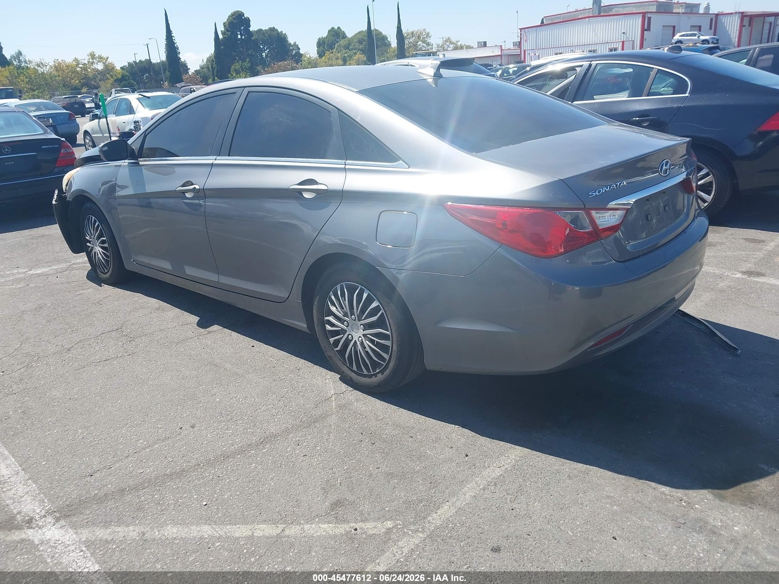 2011 Hyundai Sonata Gls Gray vin: 5NPEB4AC3BH288165