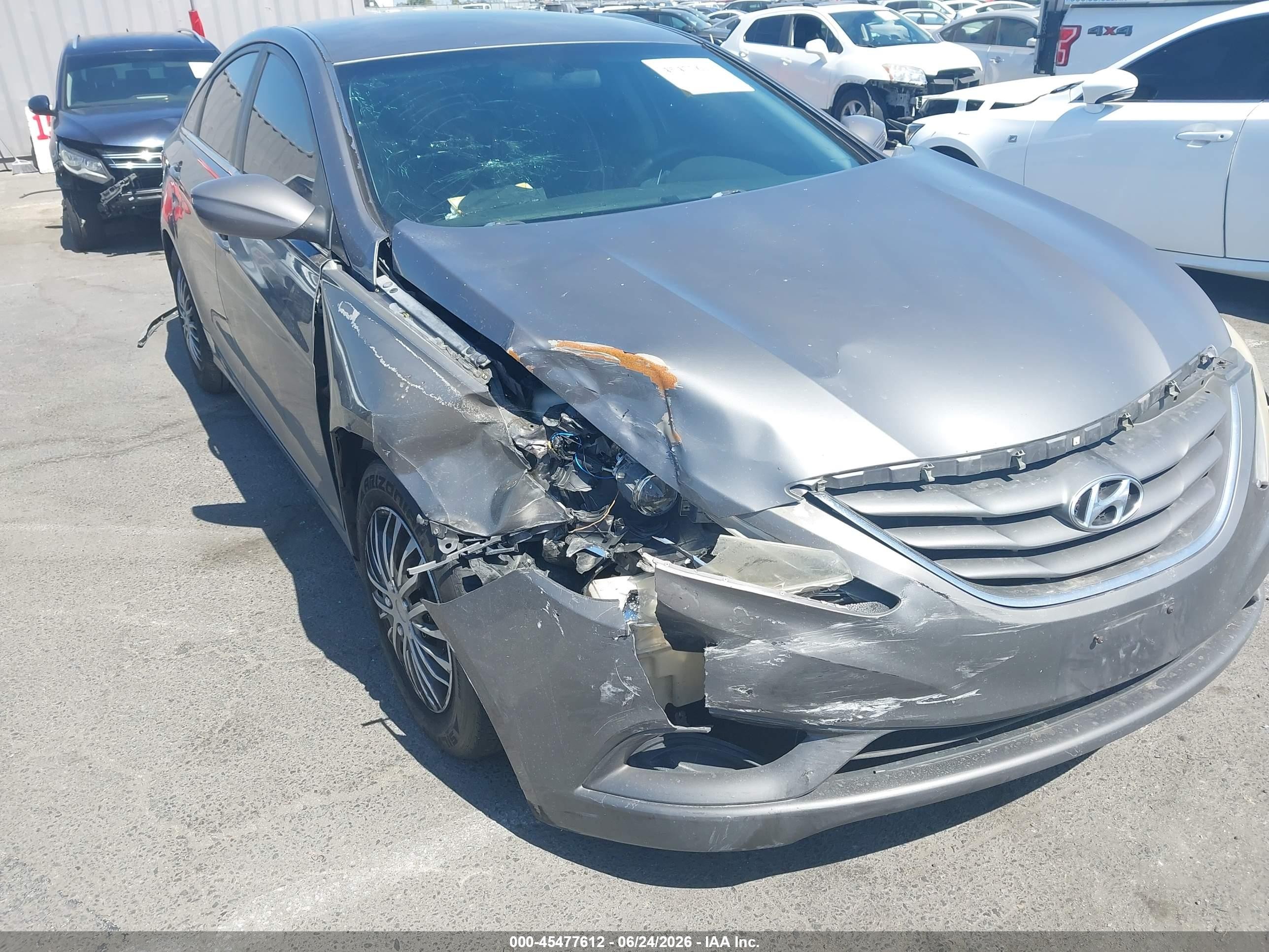 2011 Hyundai Sonata Gls Gray vin: 5NPEB4AC3BH288165