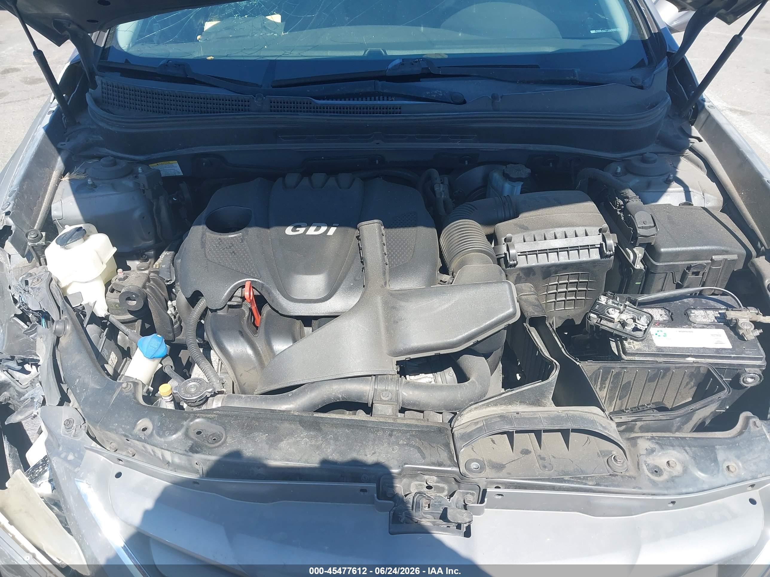2011 Hyundai Sonata Gls Gray vin: 5NPEB4AC3BH288165