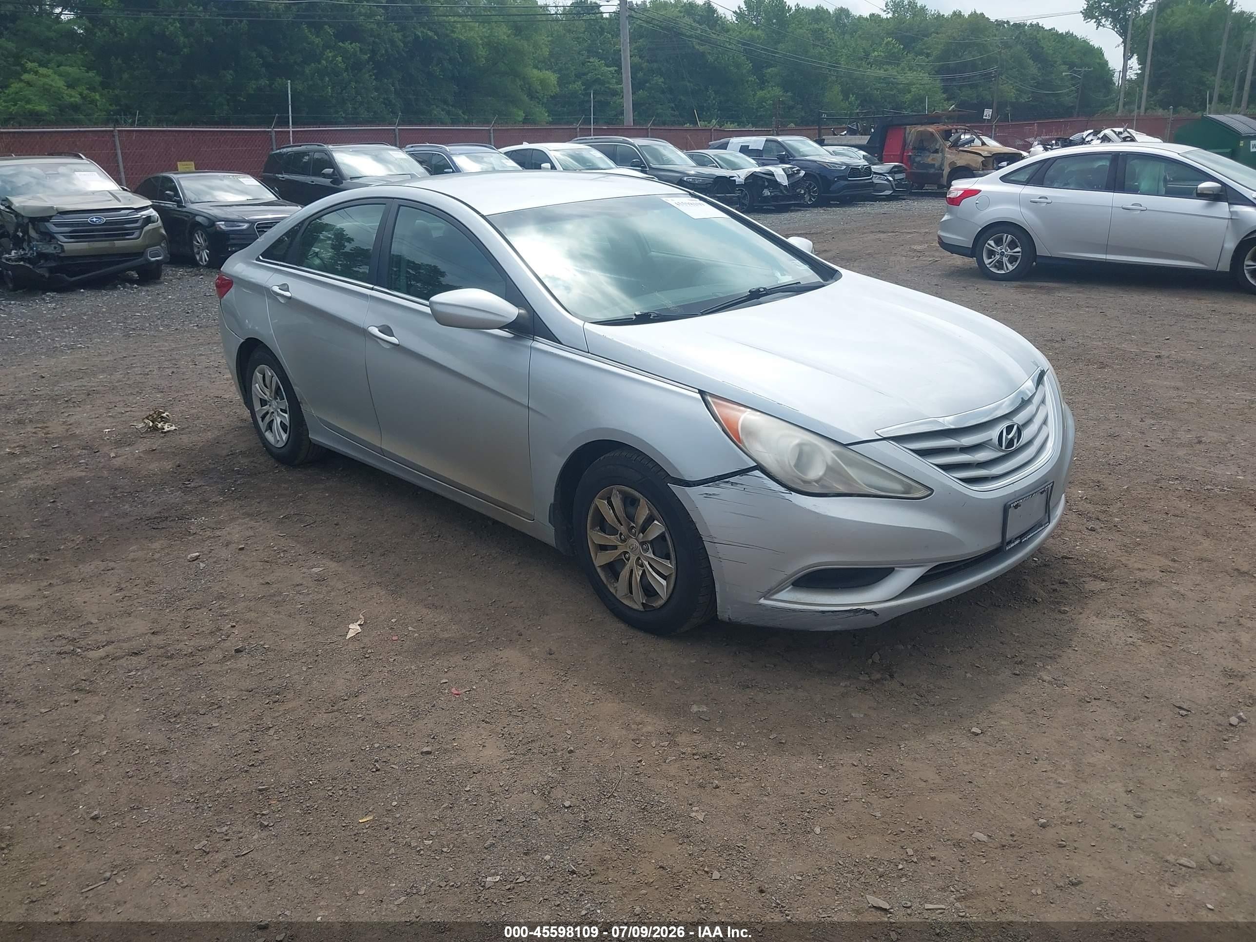 2011 Hyundai Sonata Gls Серый vin: 5NPEB4AC3BH291955