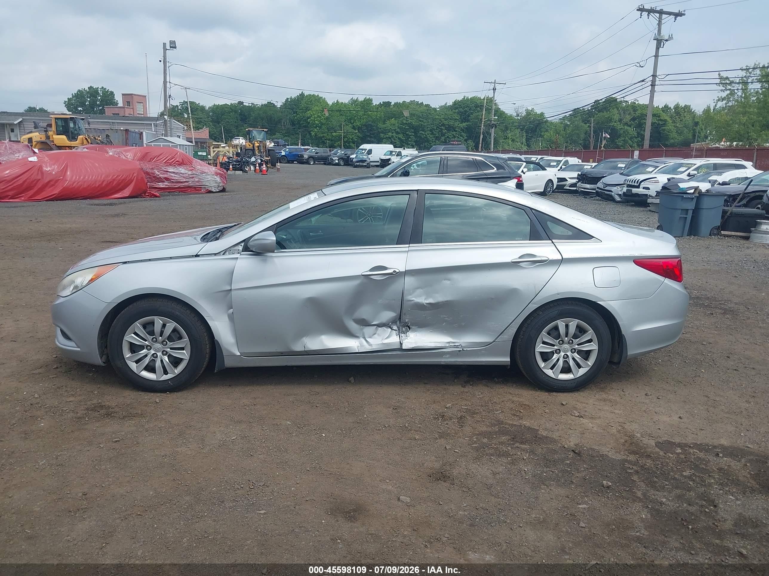 2011 Hyundai Sonata Gls Gray vin: 5NPEB4AC3BH291955