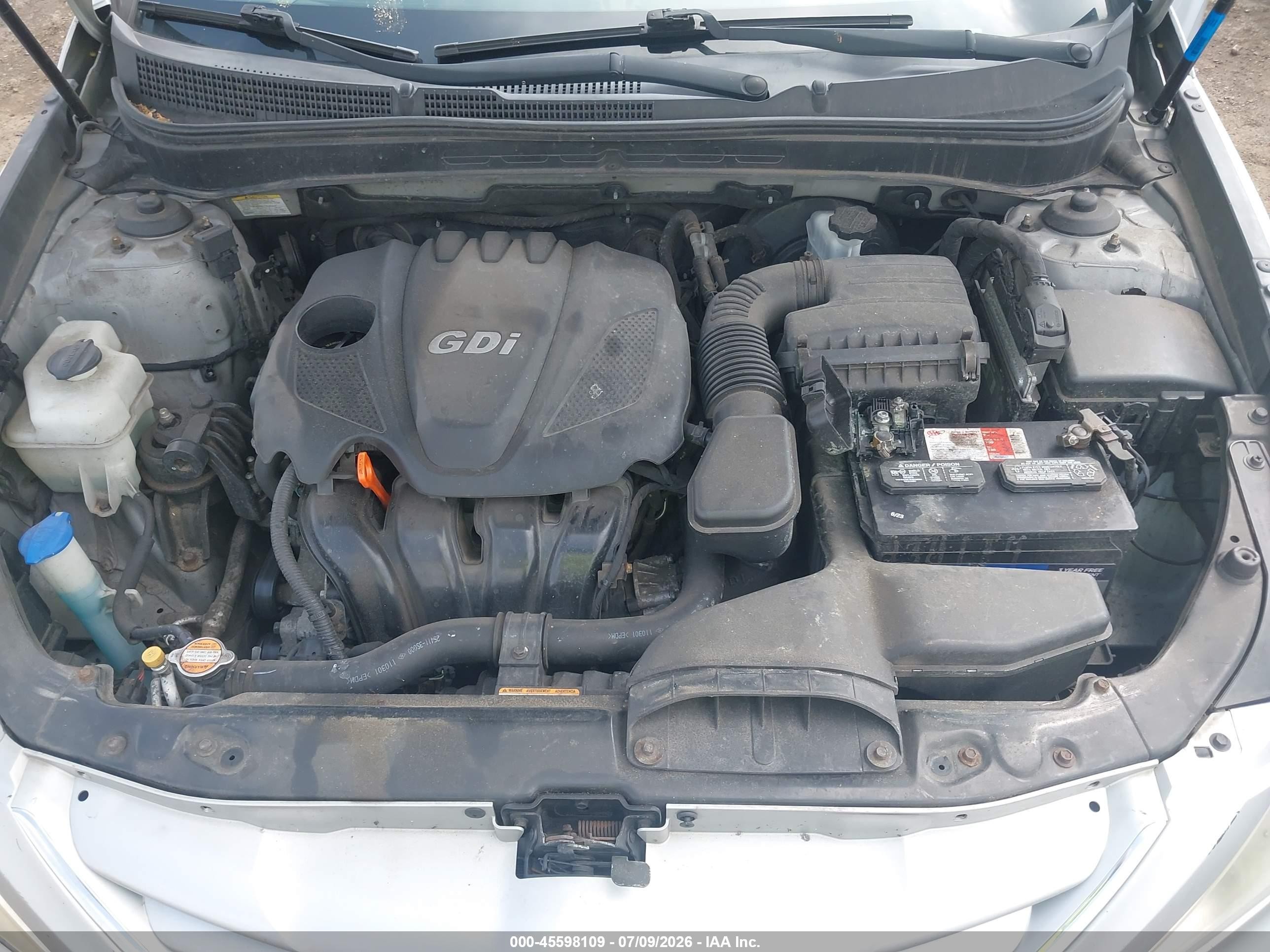 2011 Hyundai Sonata Gls Gray vin: 5NPEB4AC3BH291955