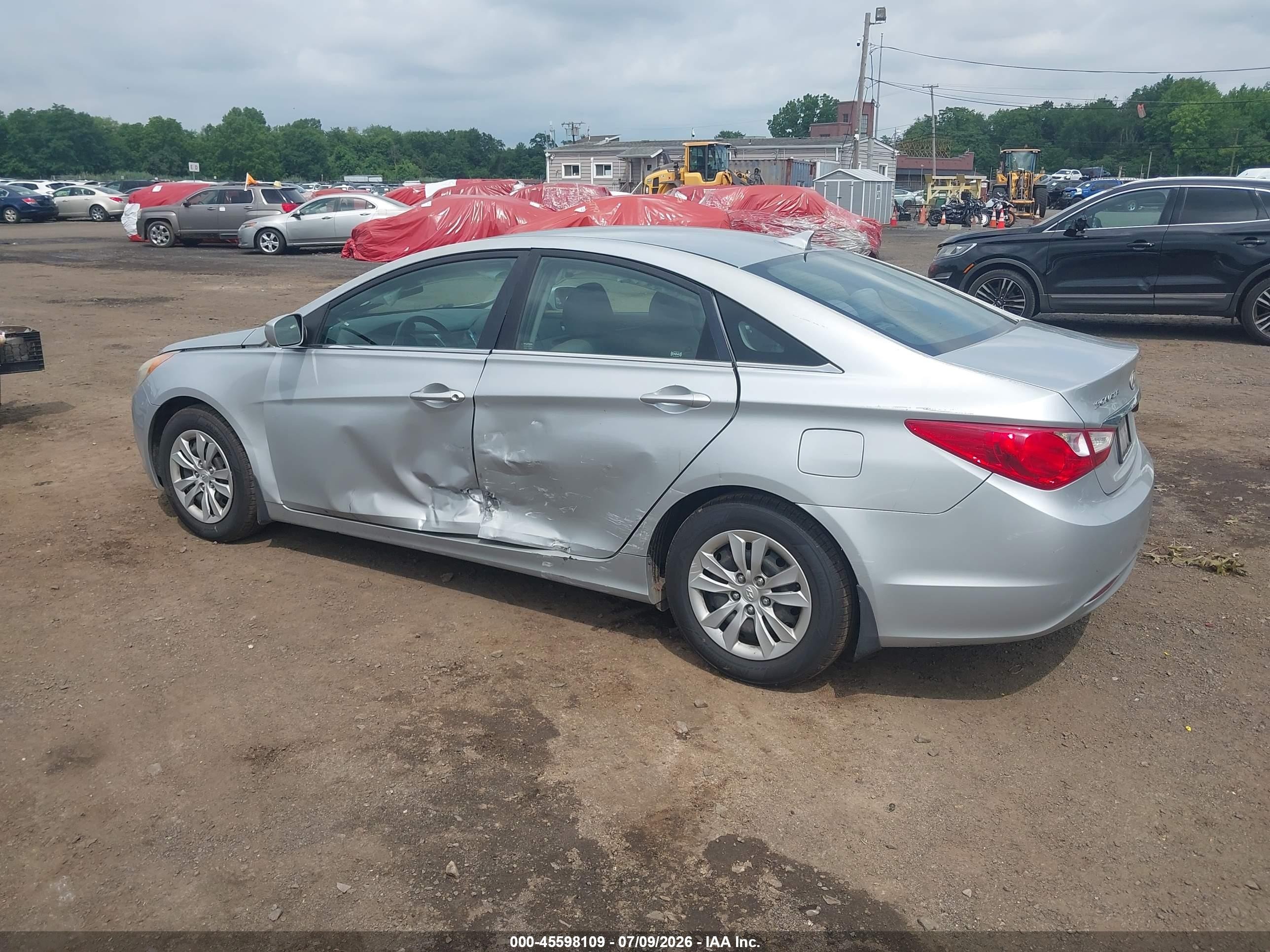 2011 Hyundai Sonata Gls Gray vin: 5NPEB4AC3BH291955